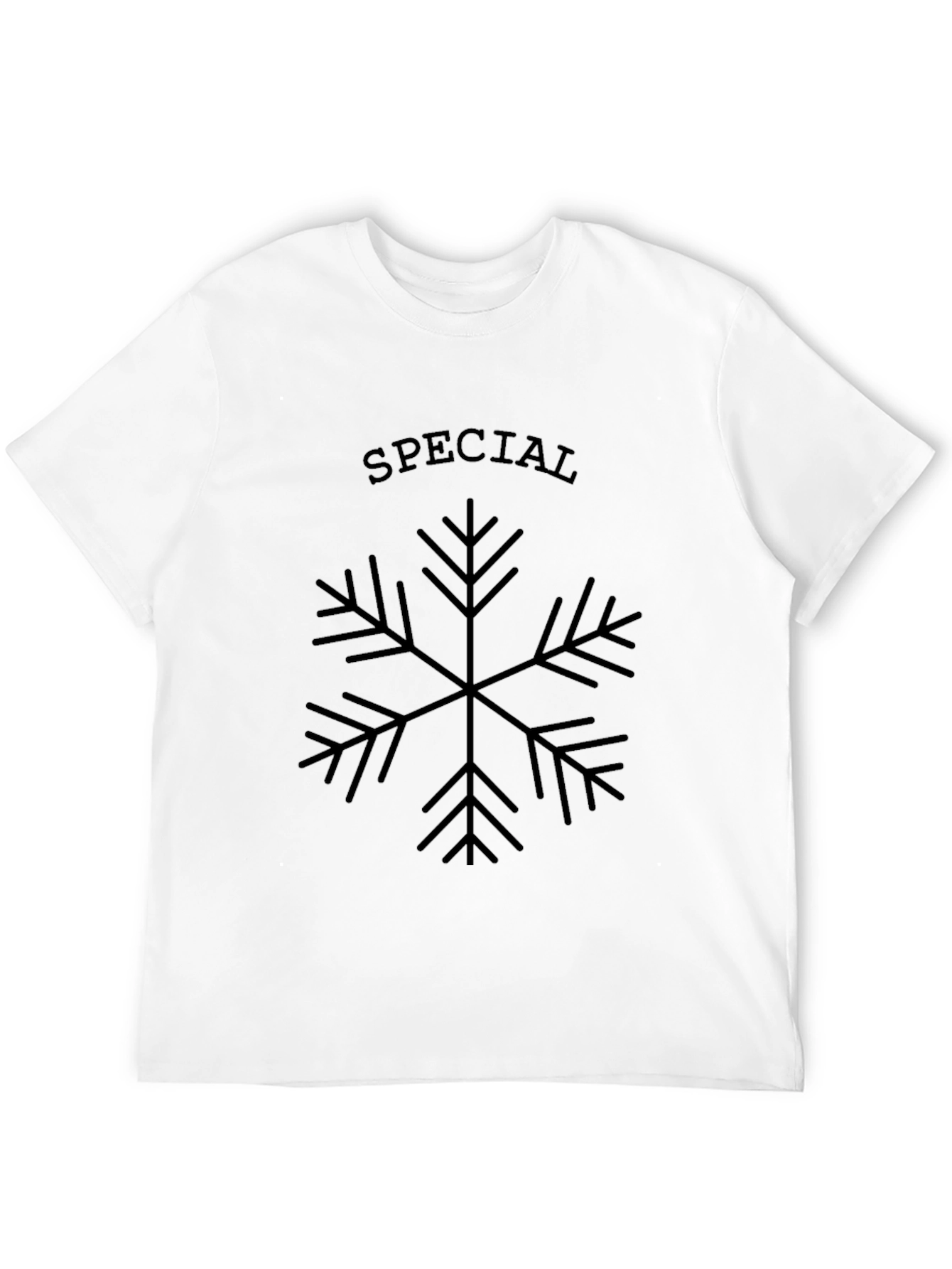 Special Snowflake Graphic Black T-Shirt