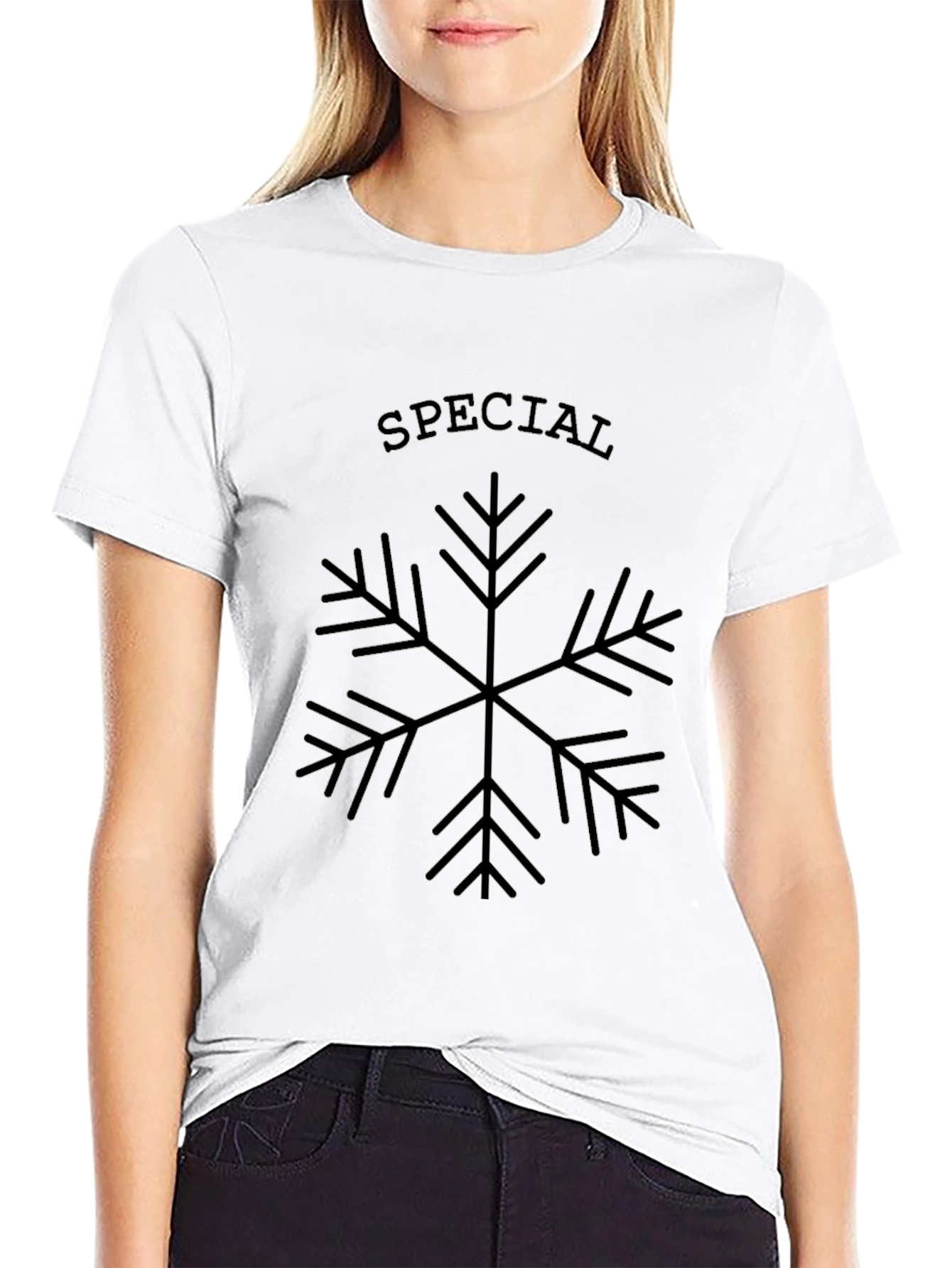 Special Snowflake Graphic Black T-Shirt