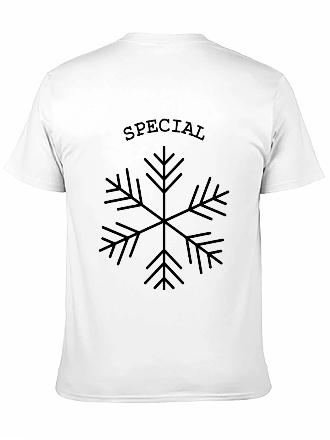 Special Snowflake Graphic Black T-Shirt