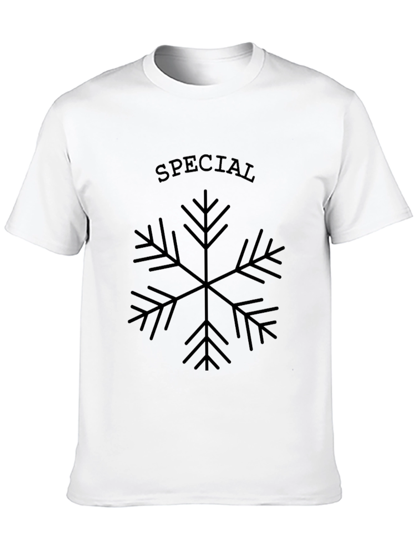 Special Snowflake Graphic Black T-Shirt