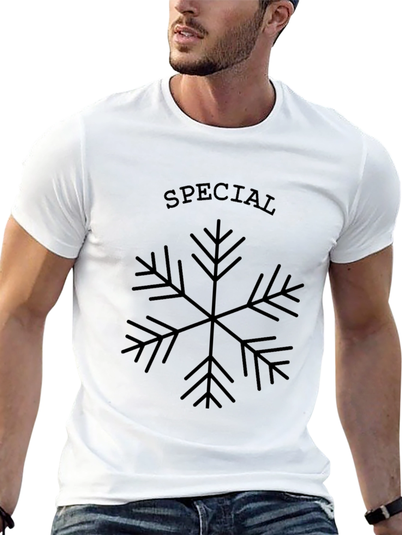 Special Snowflake Graphic Black T-Shirt