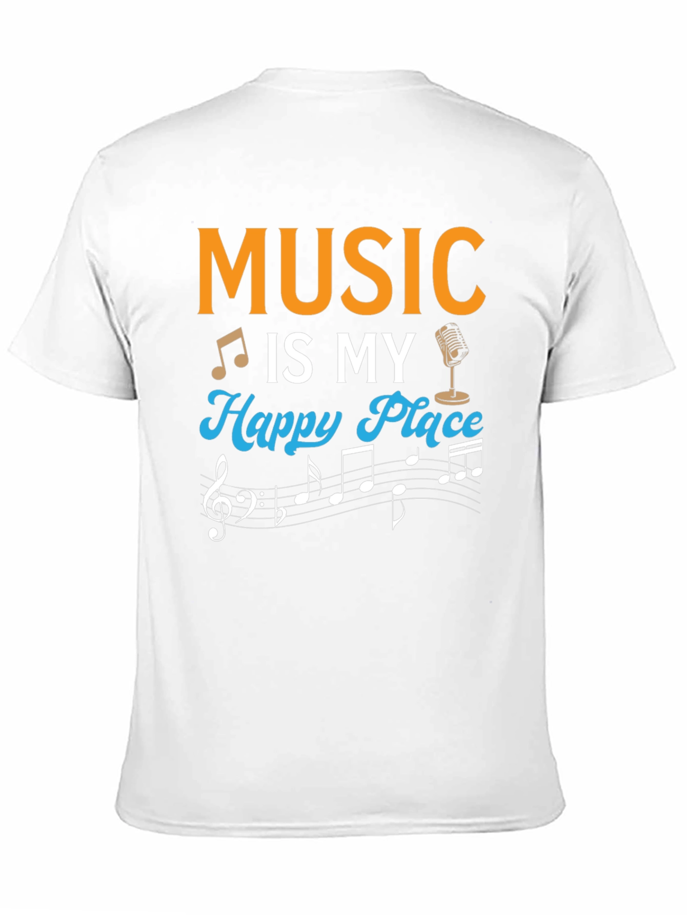 Music Is My Happy Place T-Shirt