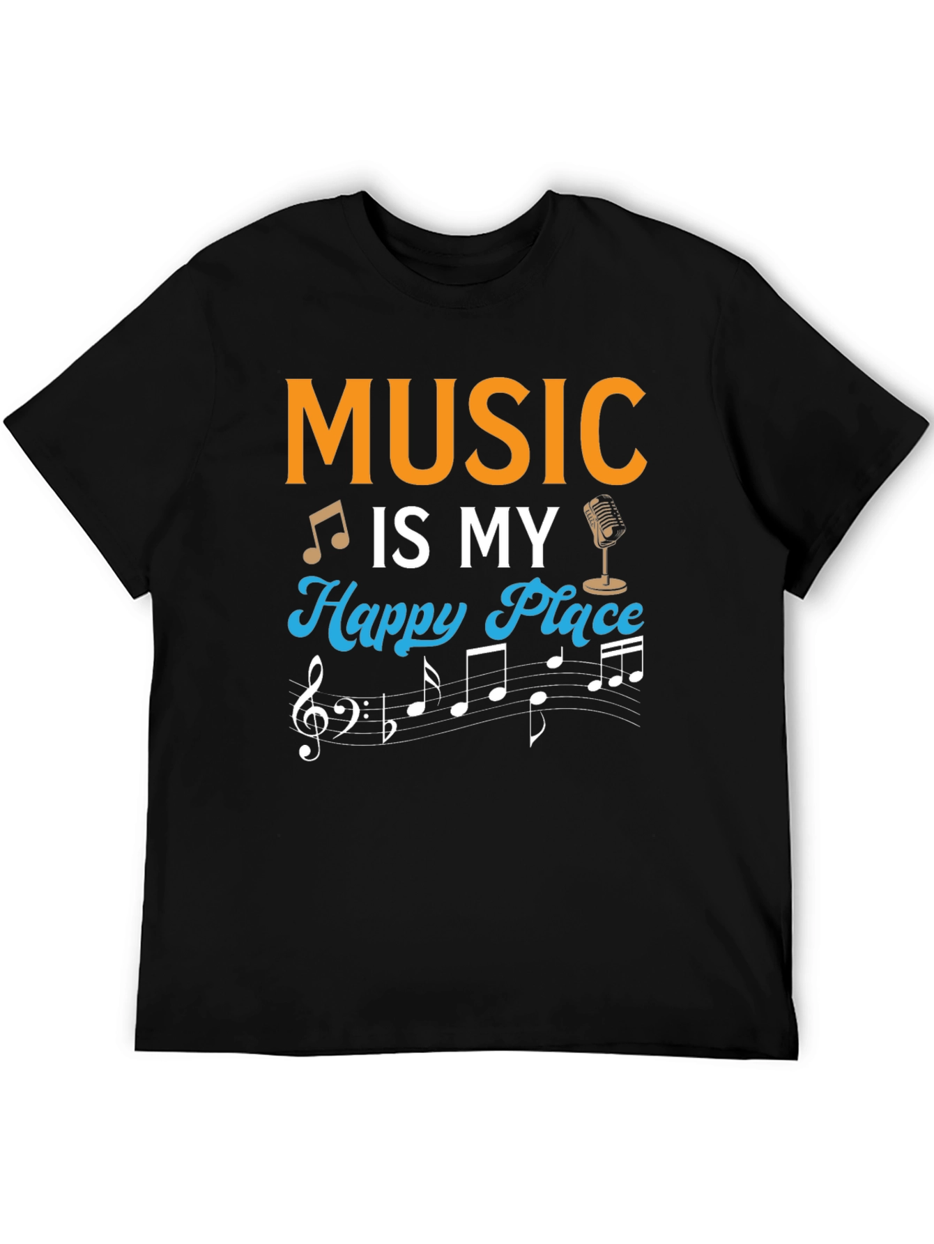 Music Is My Happy Place T-Shirt