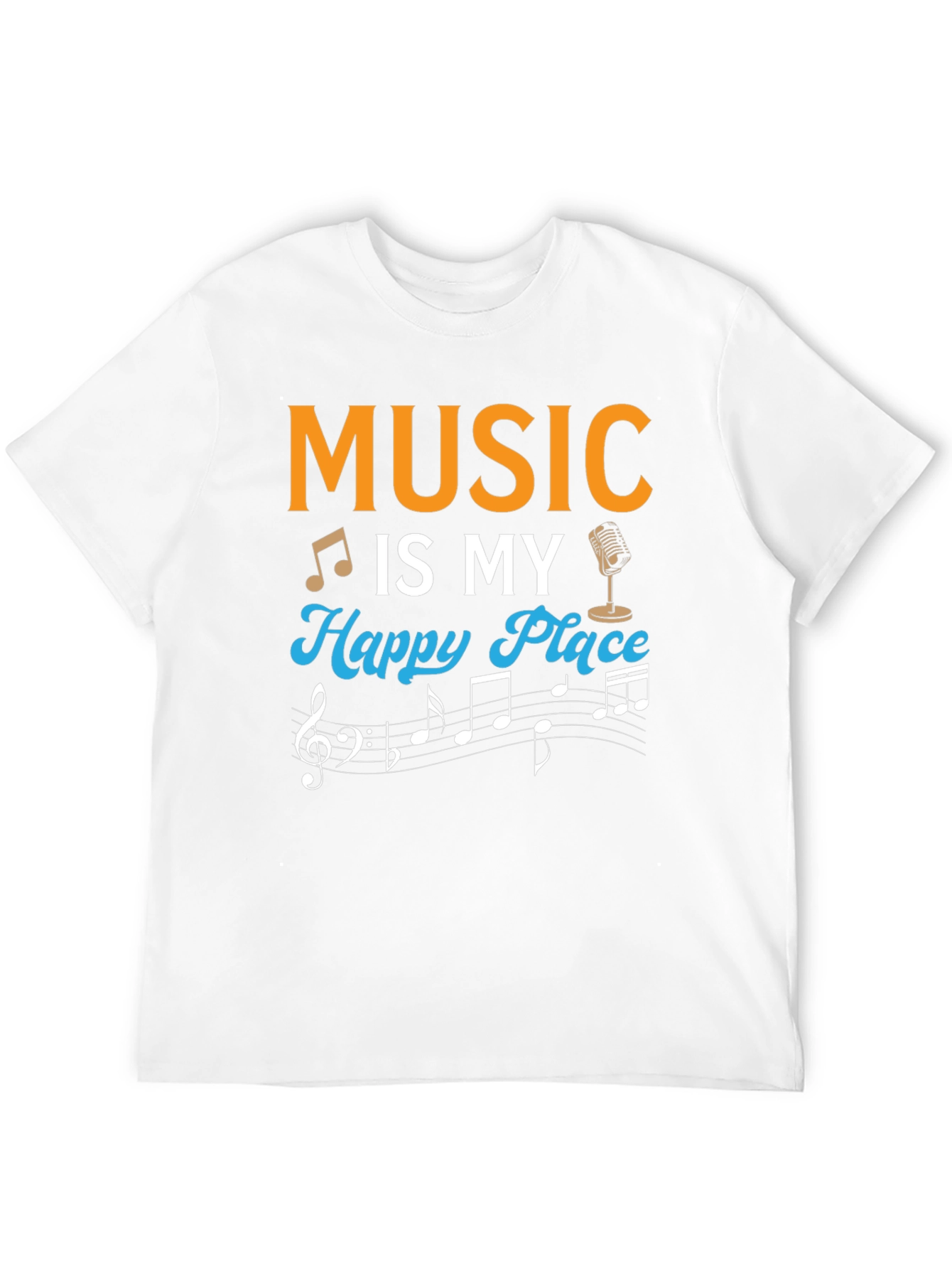 Music Is My Happy Place T-Shirt
