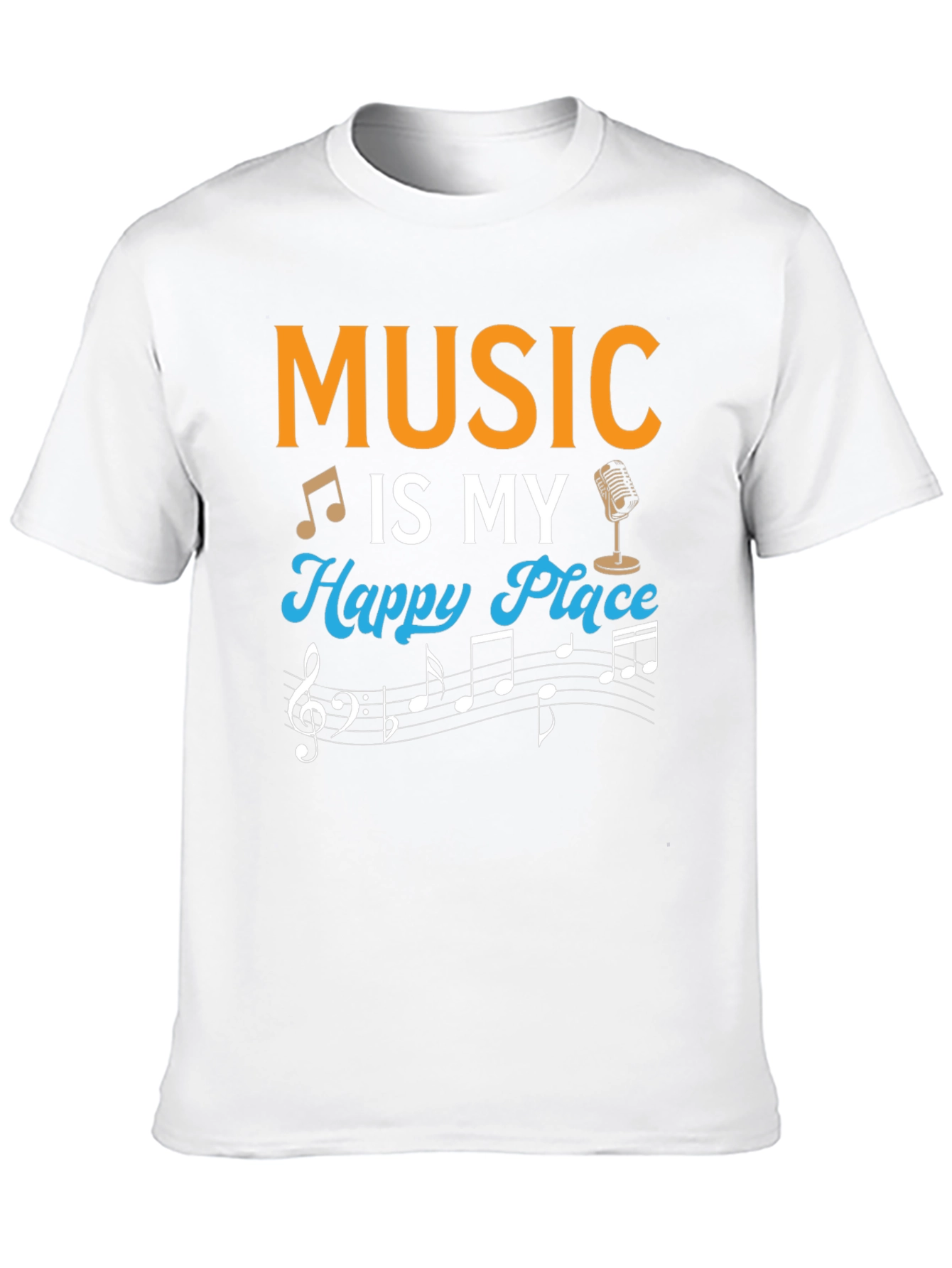 Music Is My Happy Place T-Shirt