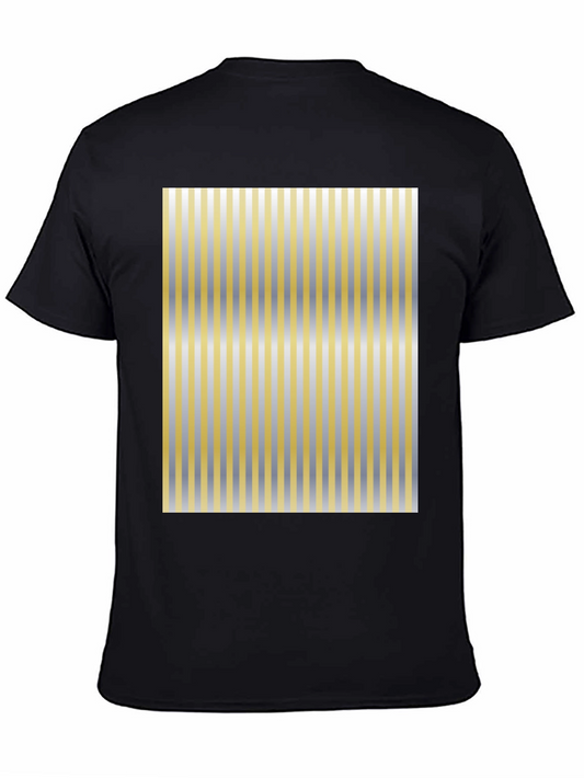 Striped Pattern Tee - Modern Style