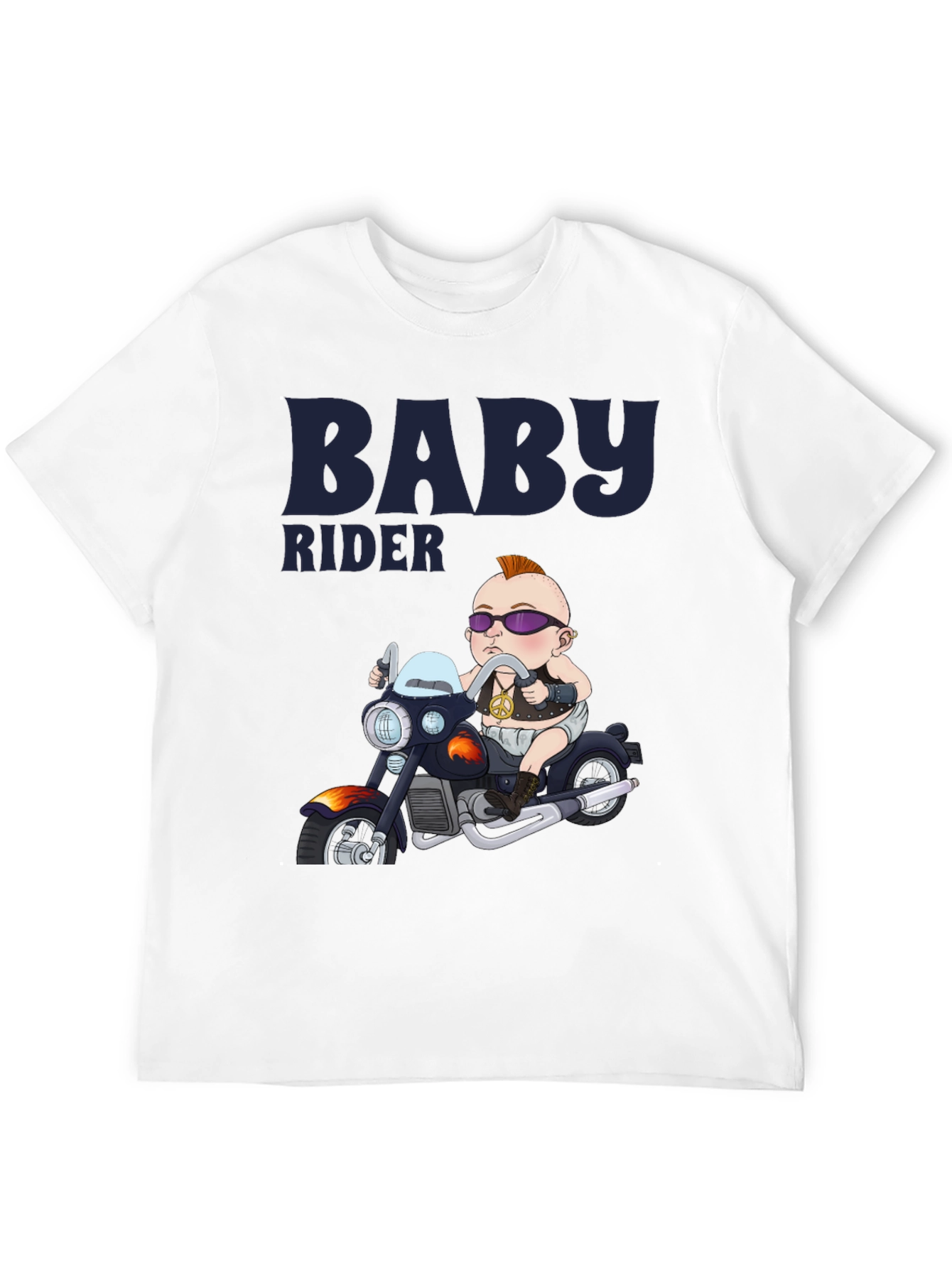 Baby Rider Graphic Tee - Black Cotton T-Shirt