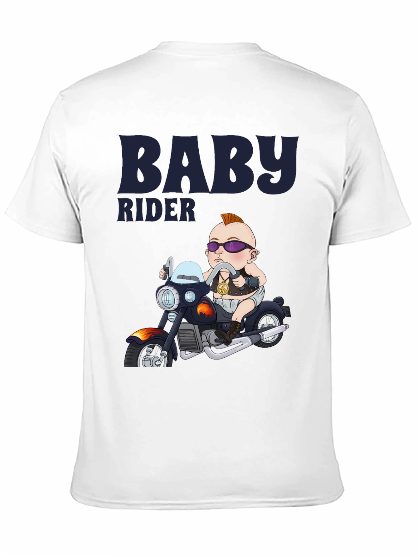 Baby Rider Graphic Tee - Black Cotton T-Shirt