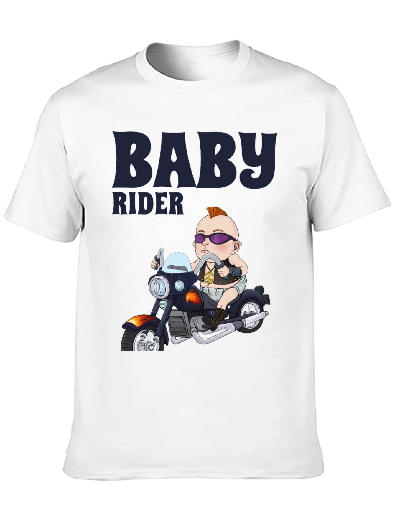 Baby Rider Graphic Tee - Black Cotton T-Shirt