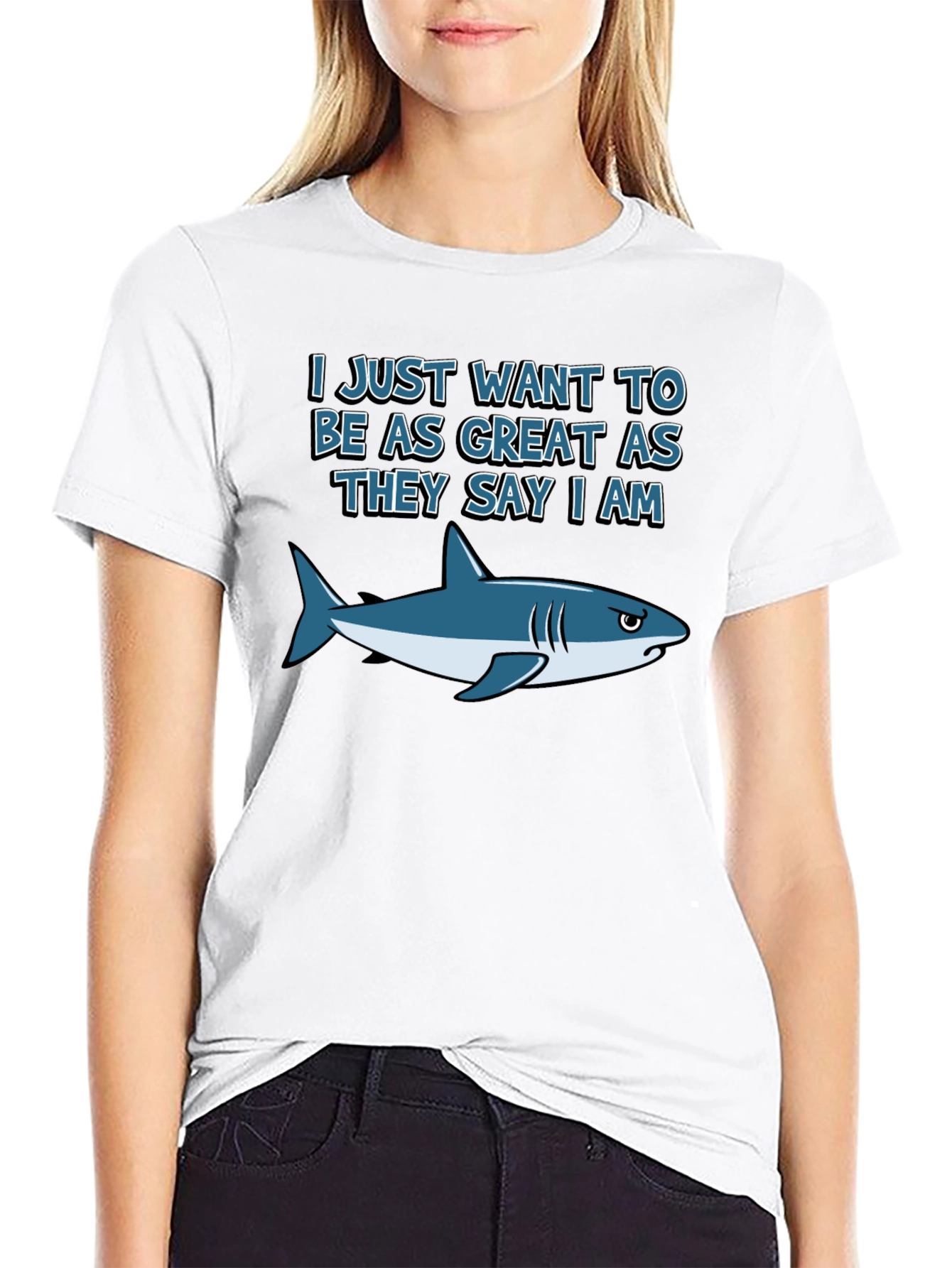 Great White Shark Graphic T-Shirt