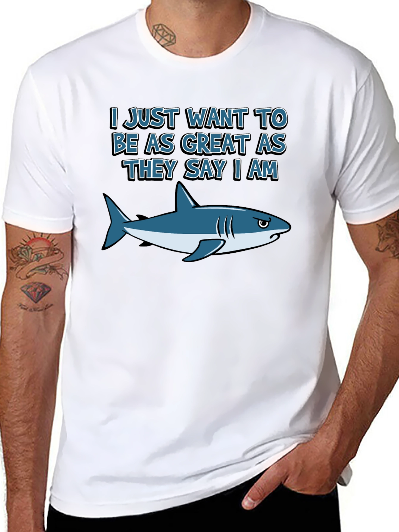 Great White Shark Graphic T-Shirt