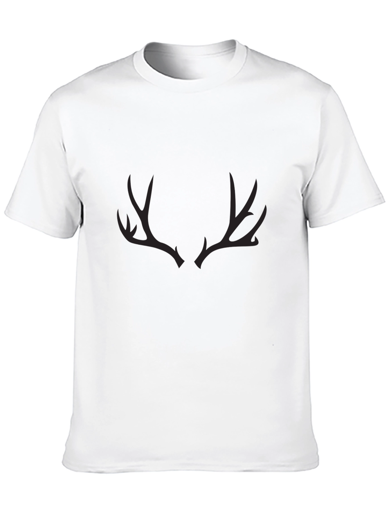 Antler Graphic Tee - Black Casual Comfort