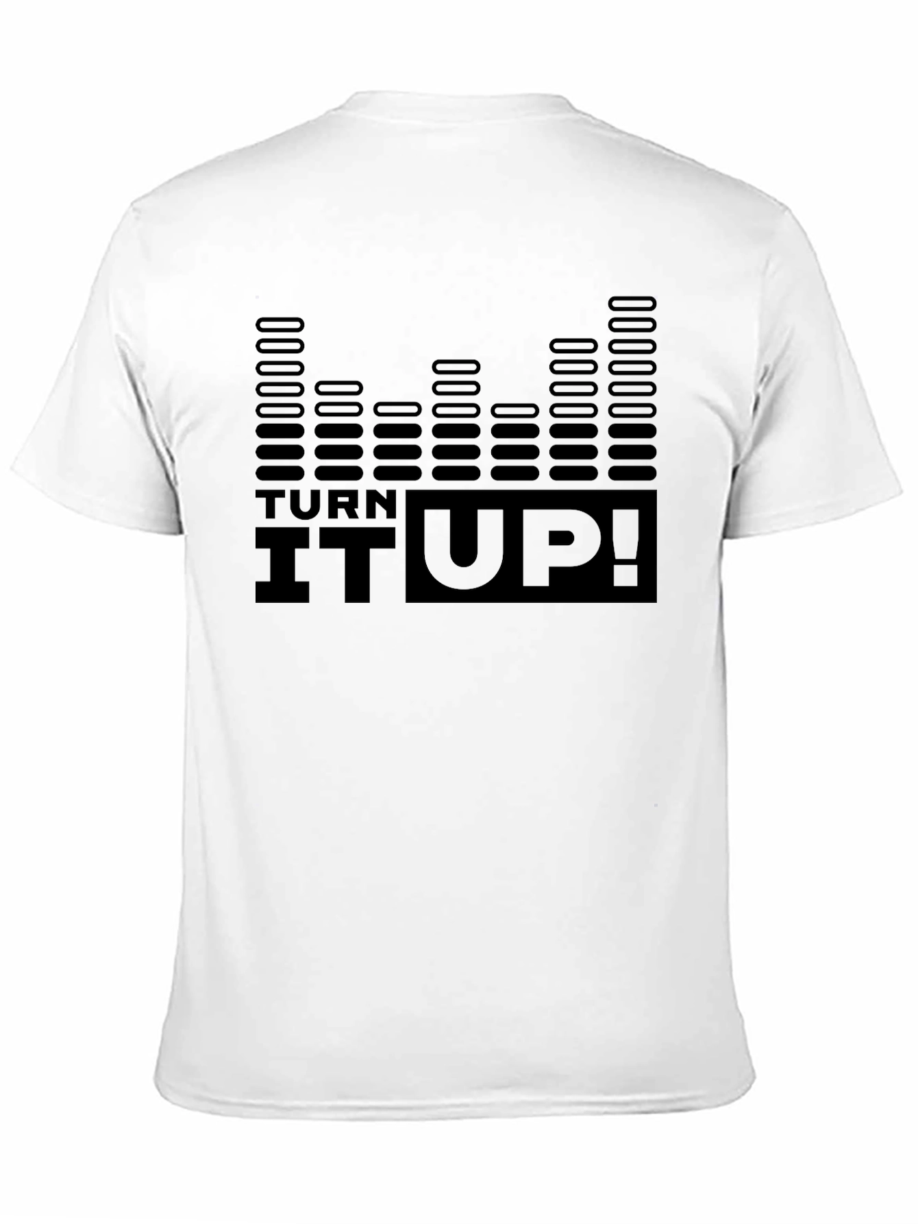 Turn It Up Graphic Tee - Black