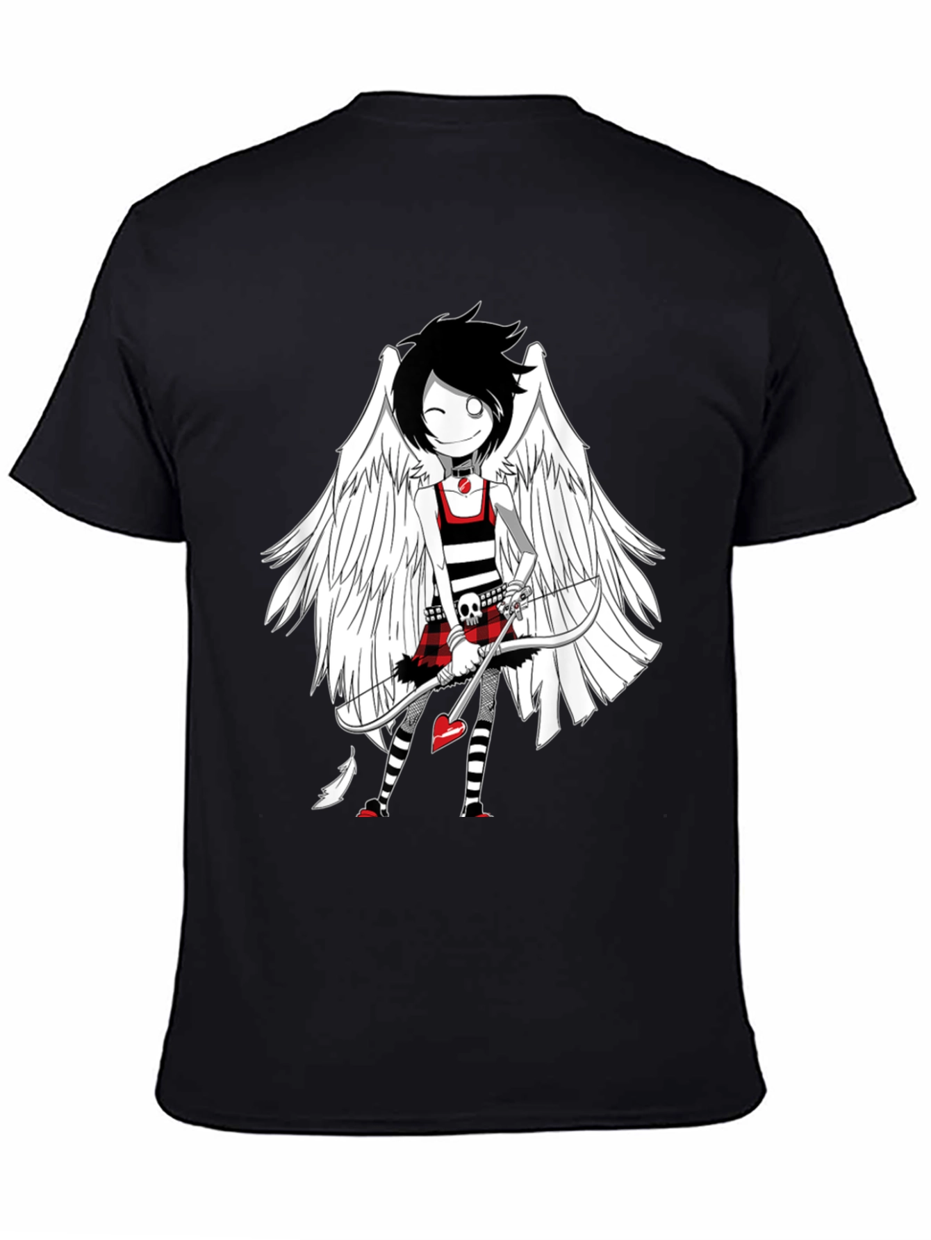 Emo Cupid T-Shirt - Unique Graphic Tee