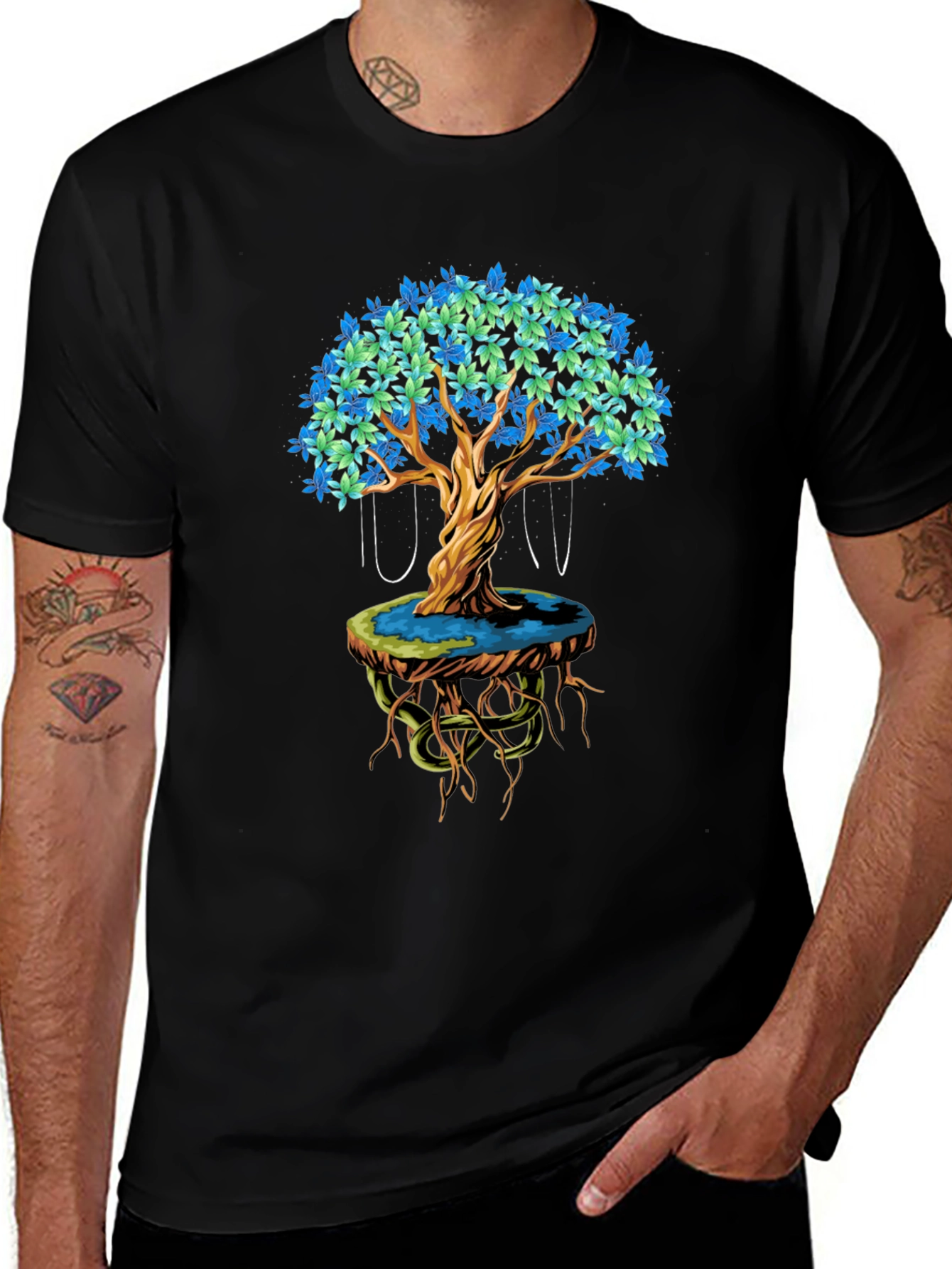 Tree of Life Graphic Tee - Black