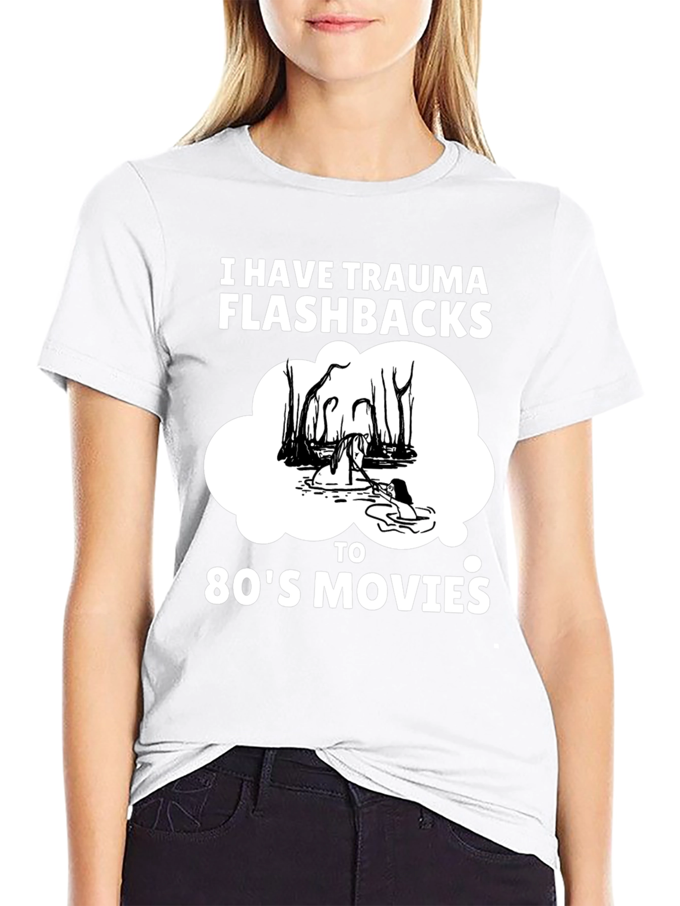Trauma Flashbacks 80s Movies Humor T-Shirt