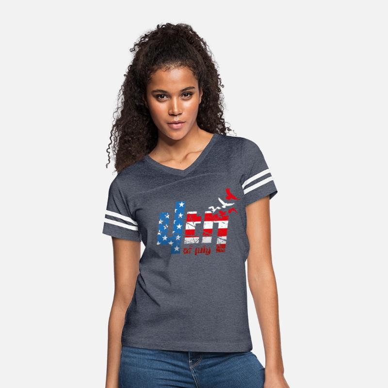 4th of july - USA flag symbol with flying eagles