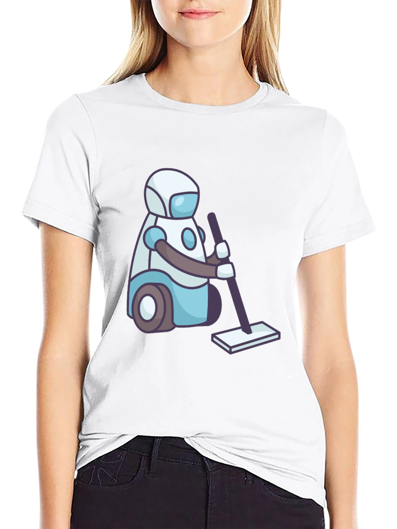 Robot Vacuum T-Shirt - Fun and Unique Design