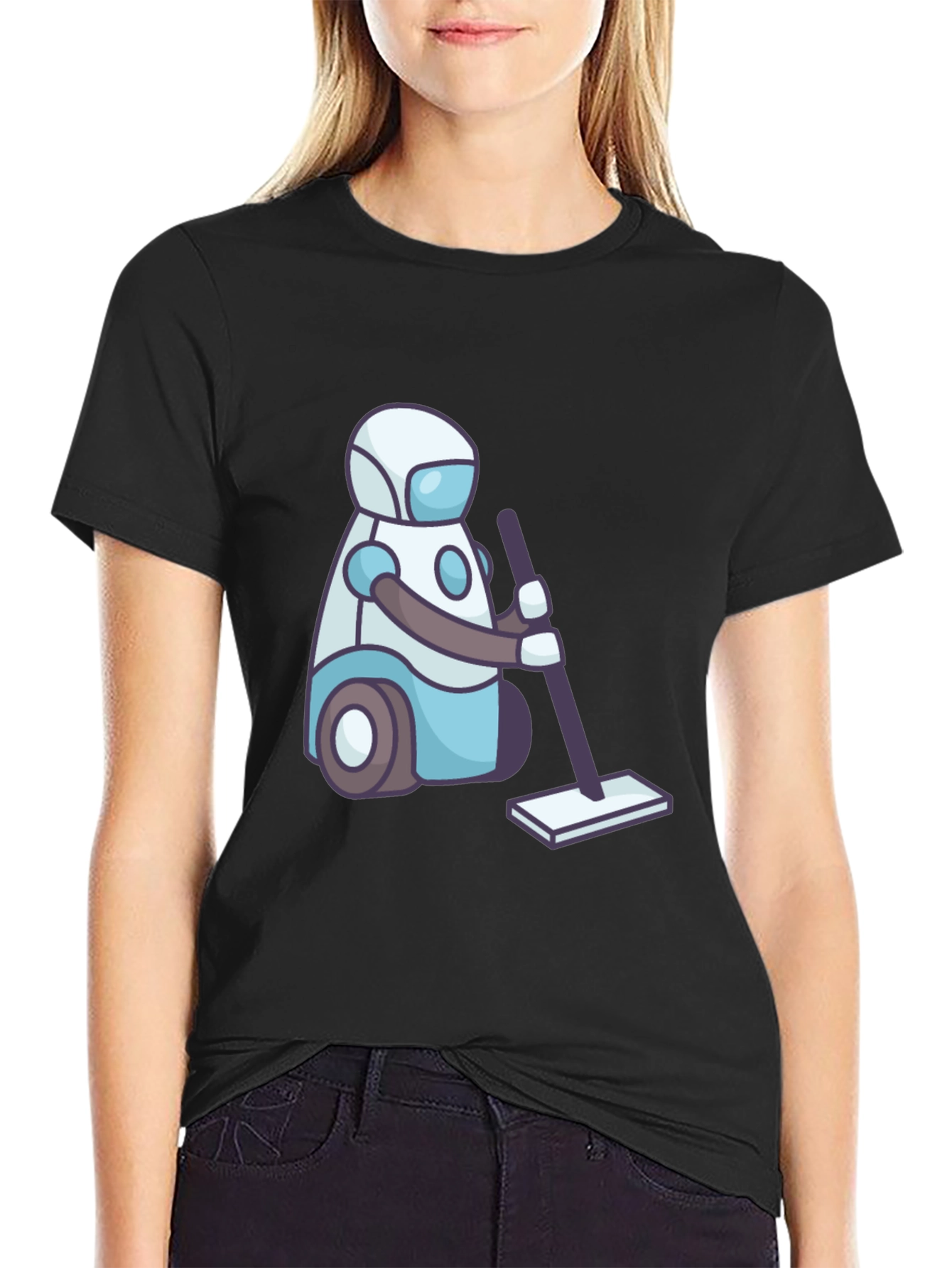 Robot Vacuum T-Shirt - Fun and Unique Design