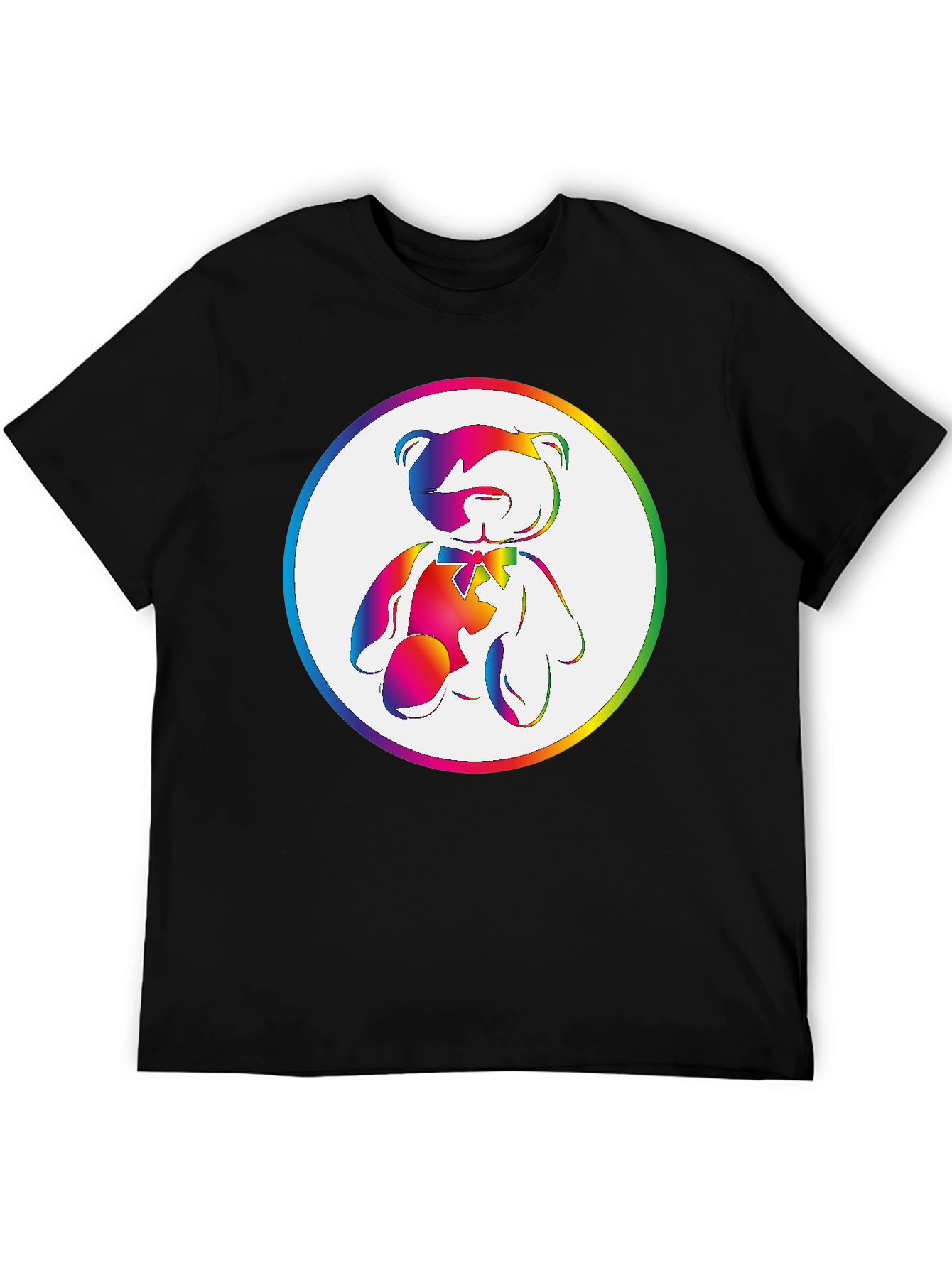 Rainbow Teddy Bear Graphic Tee