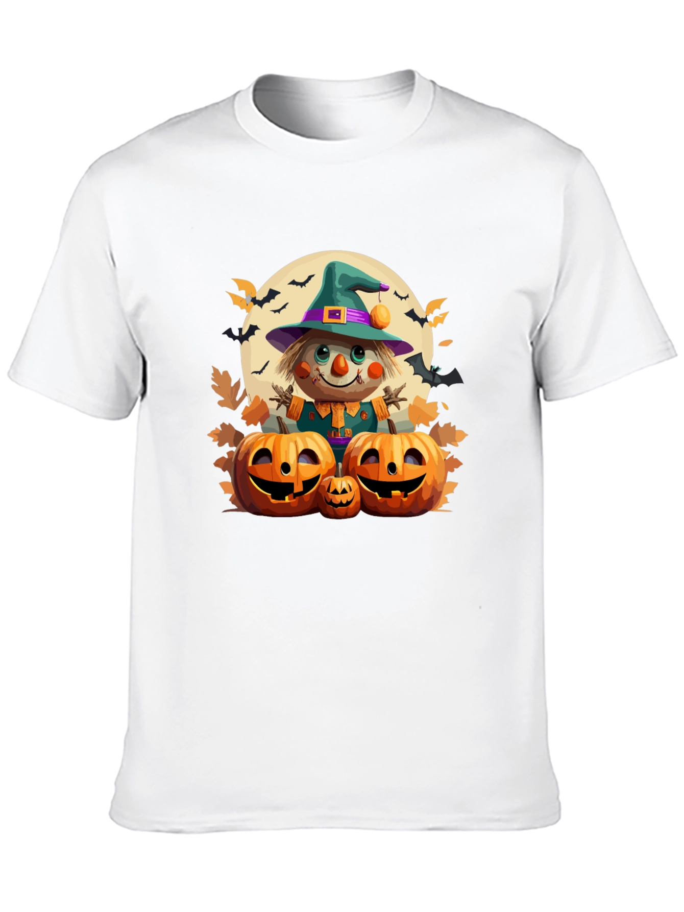 Halloween Scarecrow Pumpkin T-Shirt