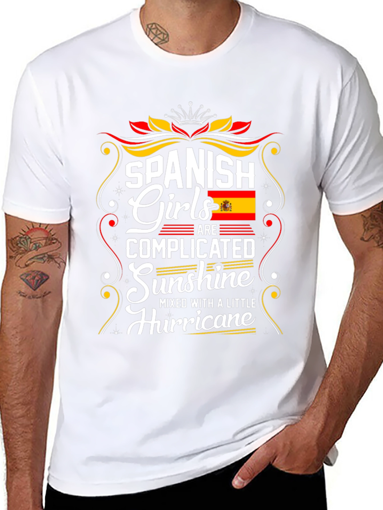 Spanish Girls Sunshine Hurricane Graphic Tee