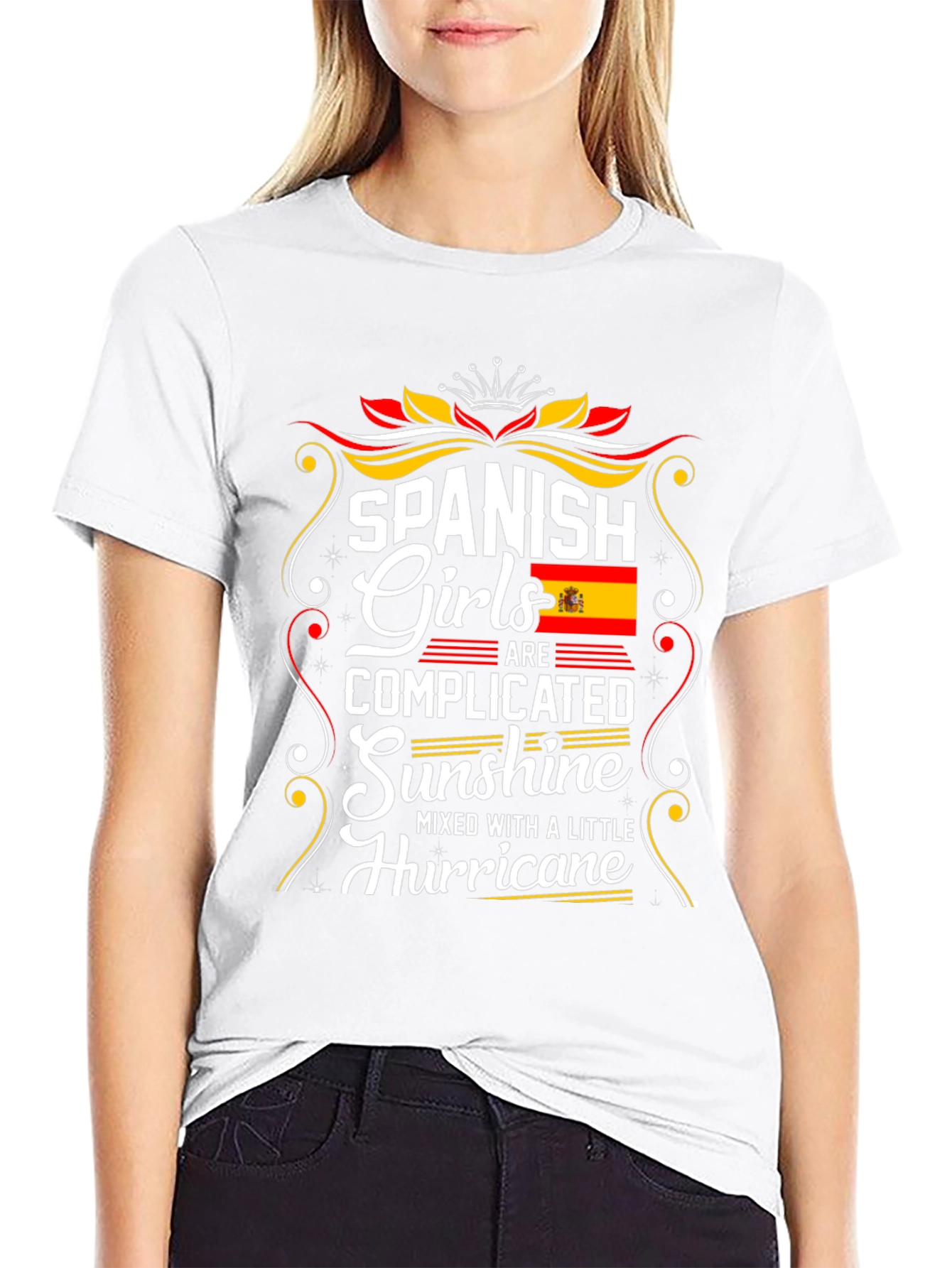 Spanish Girls Sunshine Hurricane Graphic Tee