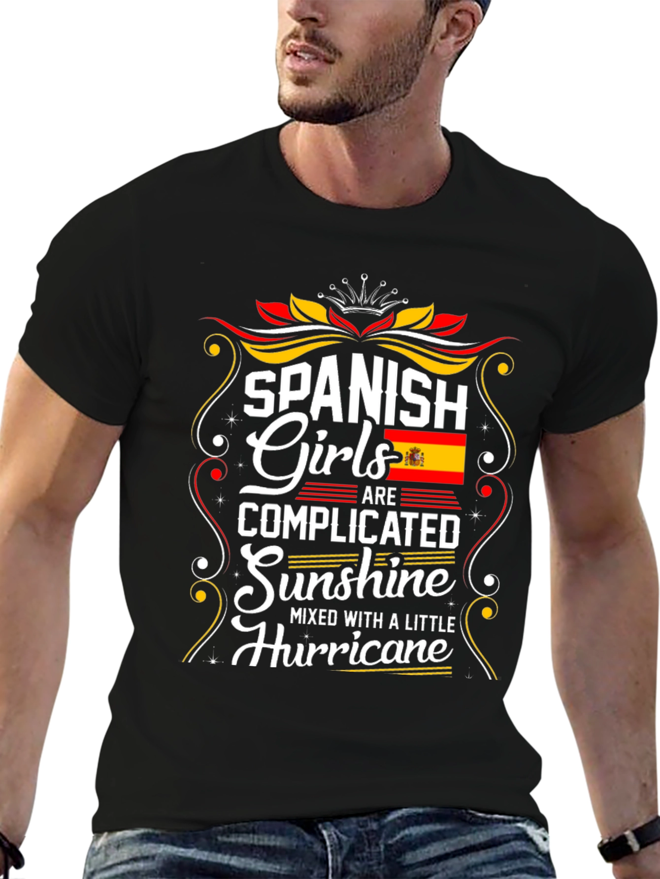 Spanish Girls Sunshine Hurricane Graphic Tee