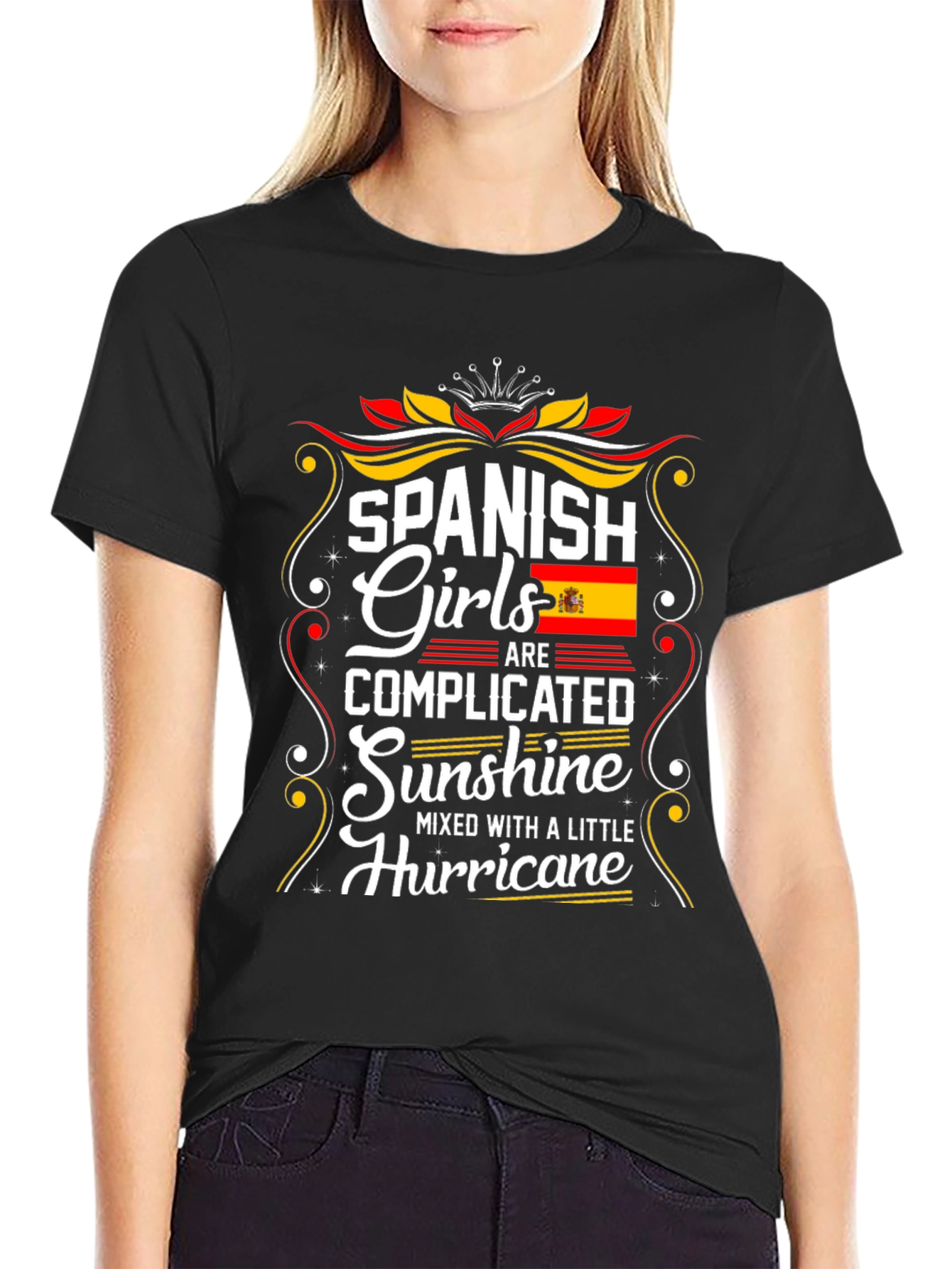 Spanish Girls Sunshine Hurricane Graphic Tee
