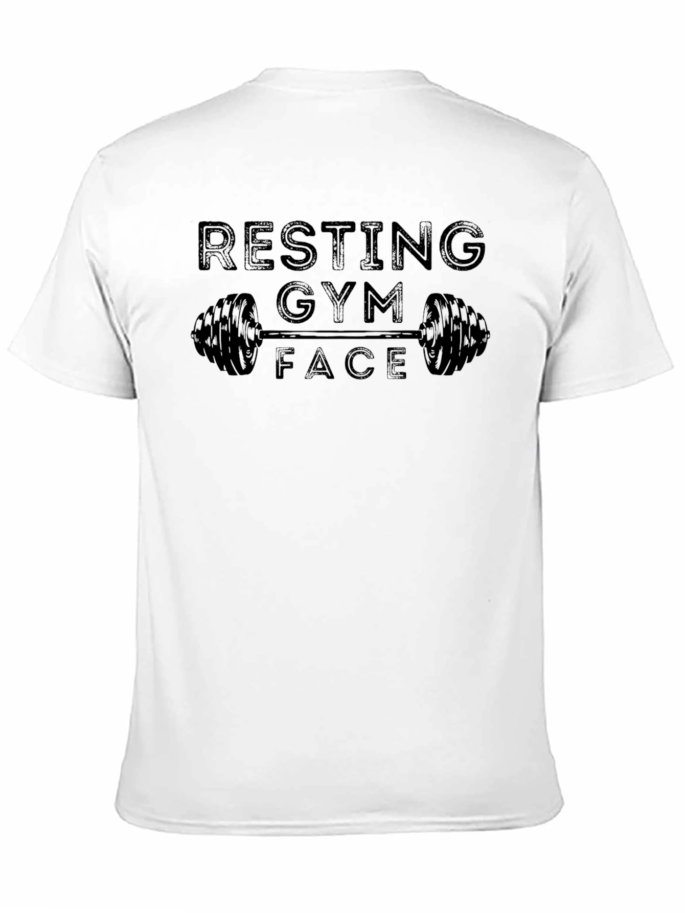 Resting Gym Face Black T-Shirt