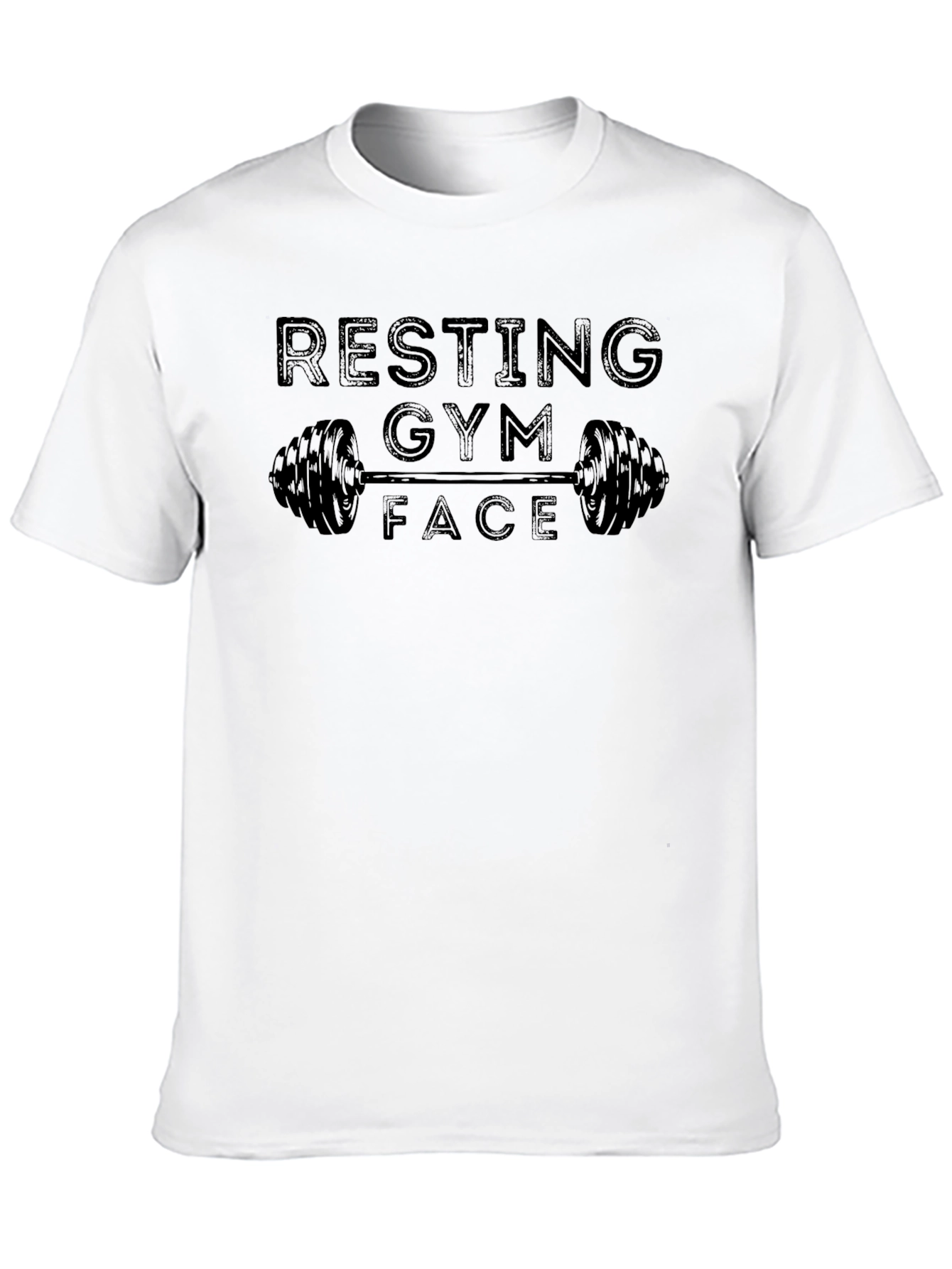 Resting Gym Face Black T-Shirt