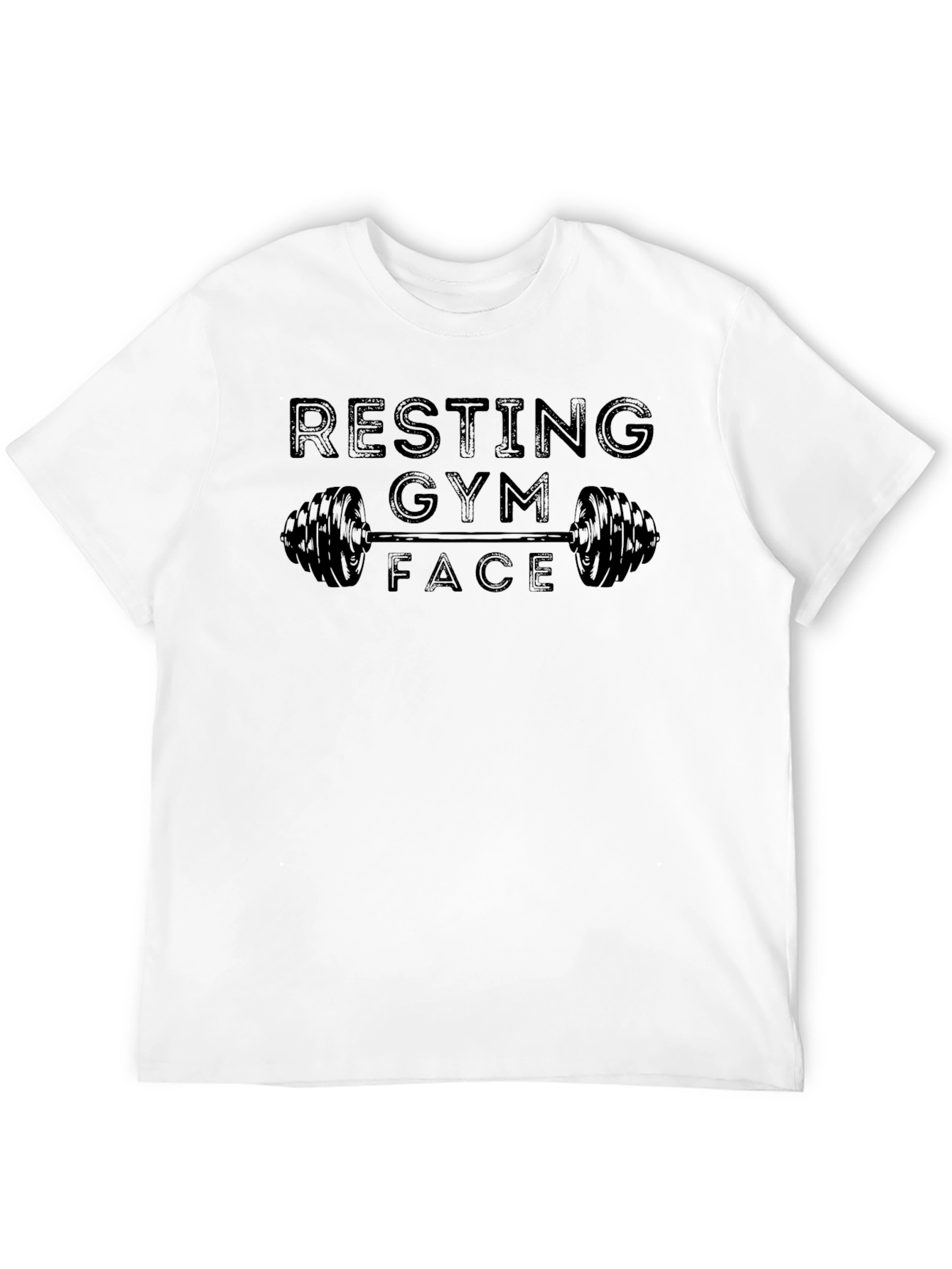 Resting Gym Face Black T-Shirt