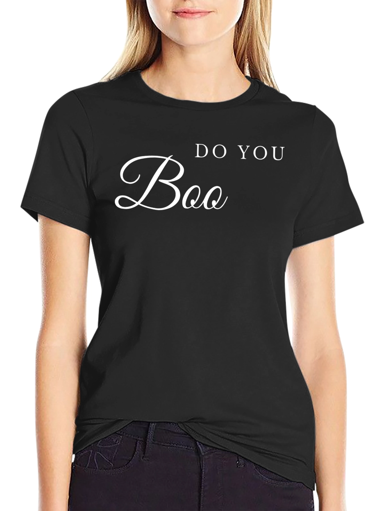 Do You Boo Funny Graphic Tee - Black T-Shirt