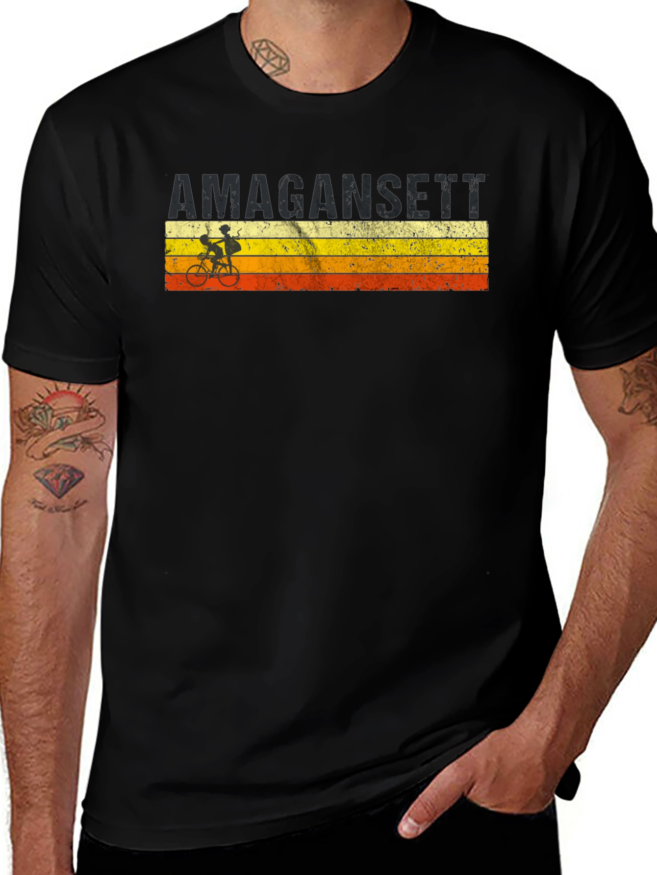 Amagansett Retro Cycling T-Shirt