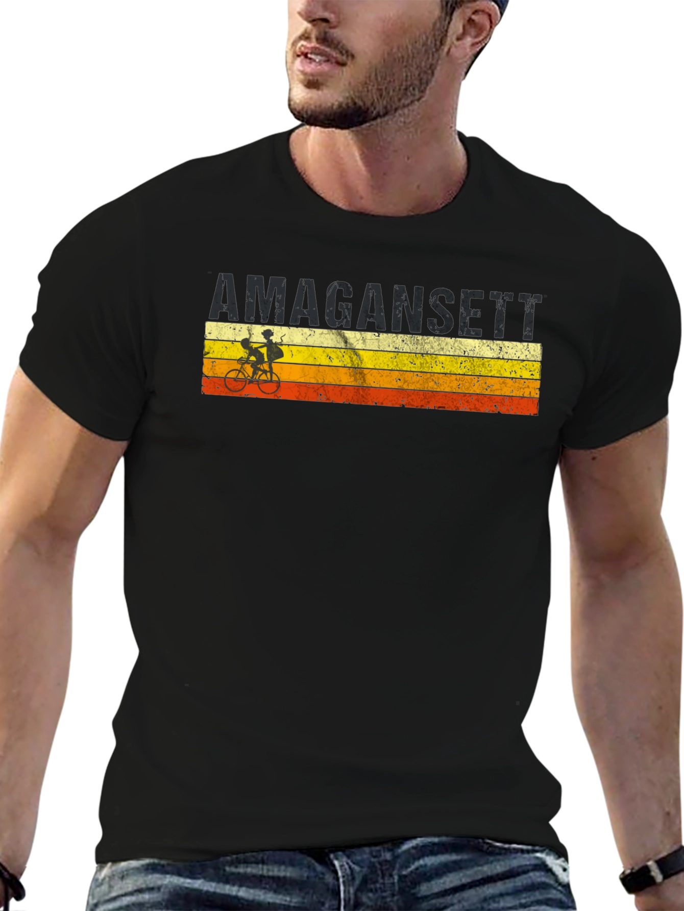 Amagansett Retro Cycling T-Shirt