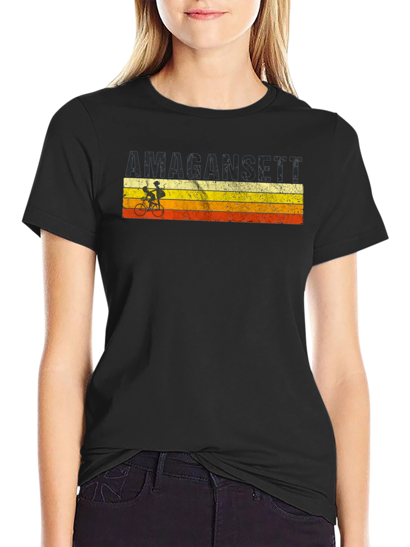 Amagansett Retro Cycling T-Shirt