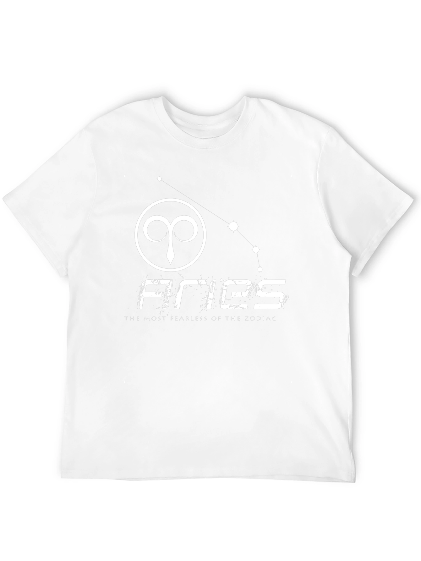Aries Zodiac Graphic Tee - Black T-Shirt