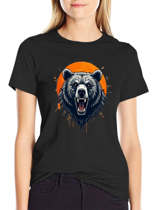 Bear Graphic Black T-Shirt