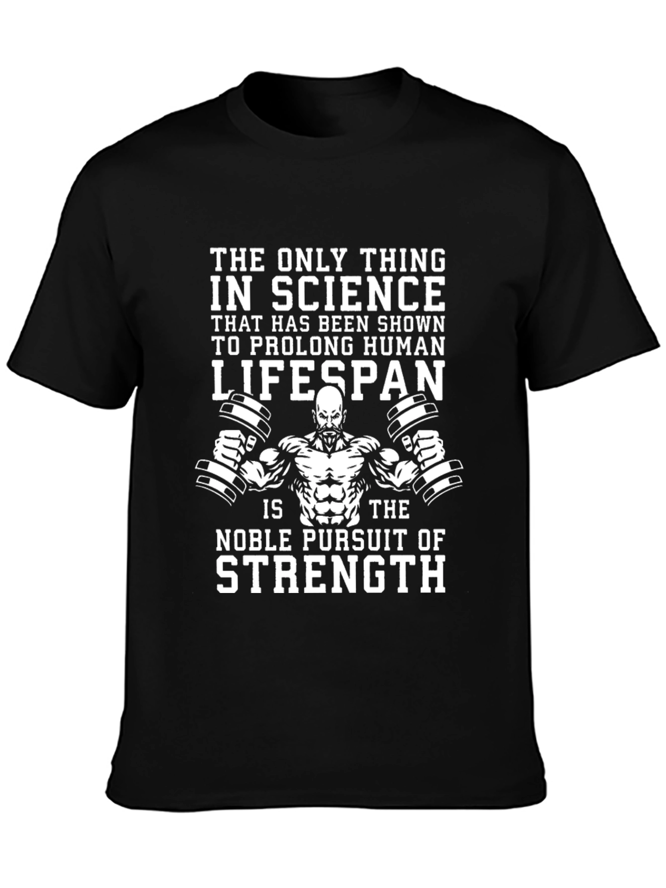 Science of Strength Black T-Shirt