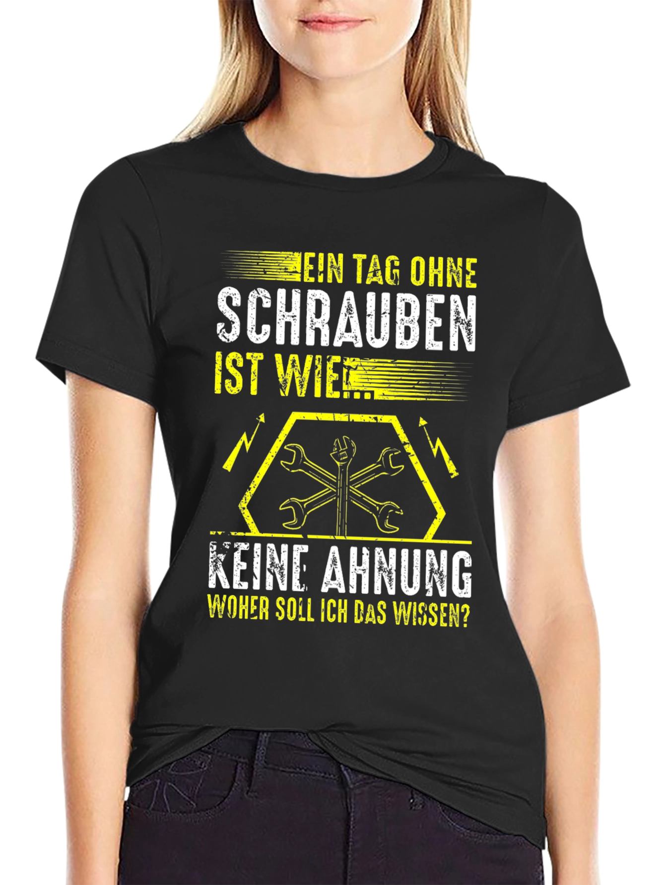 Mechanic T-Shirt: No Screws No Clue Tee