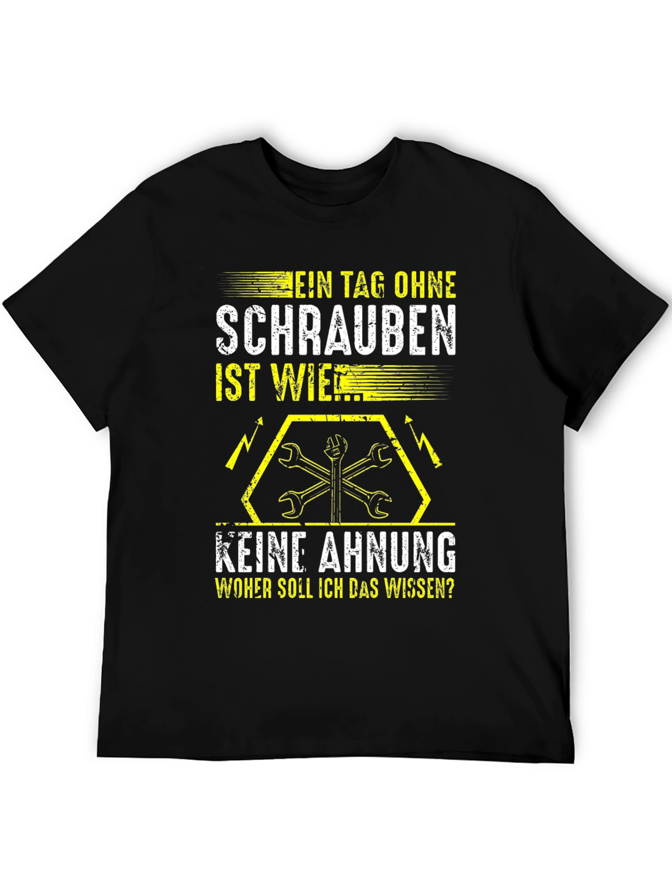 Mechanic T-Shirt: No Screws No Clue Tee