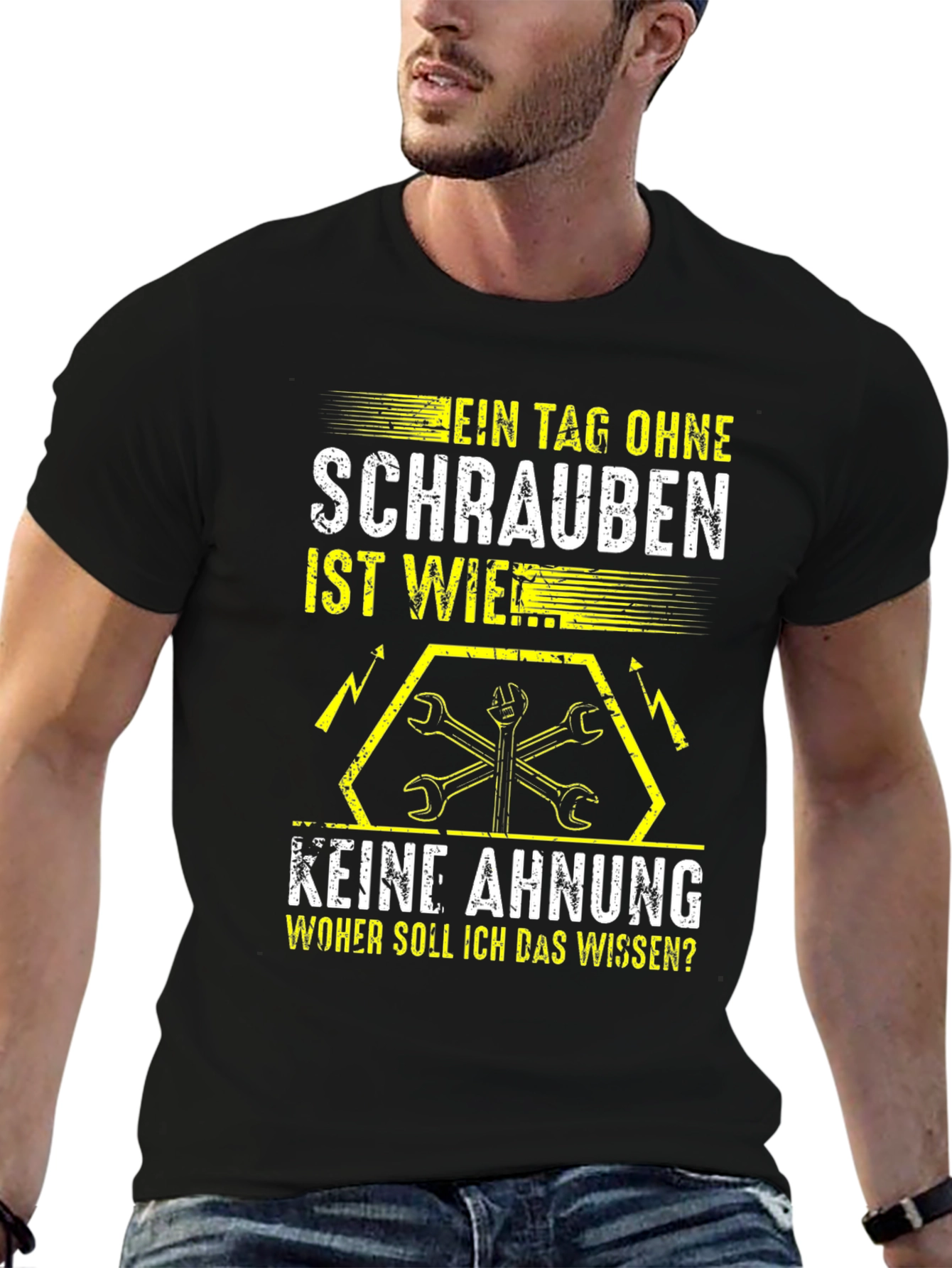 Mechanic T-Shirt: No Screws No Clue Tee
