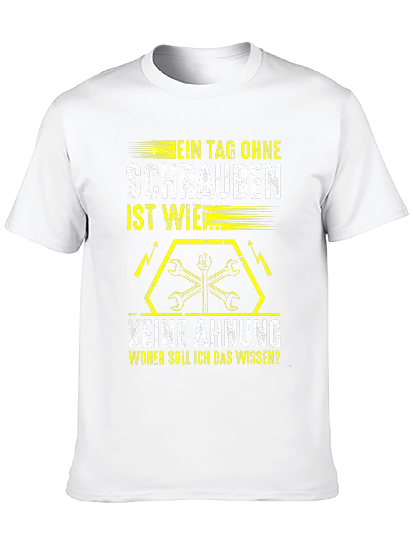Mechanic T-Shirt: No Screws No Clue Tee