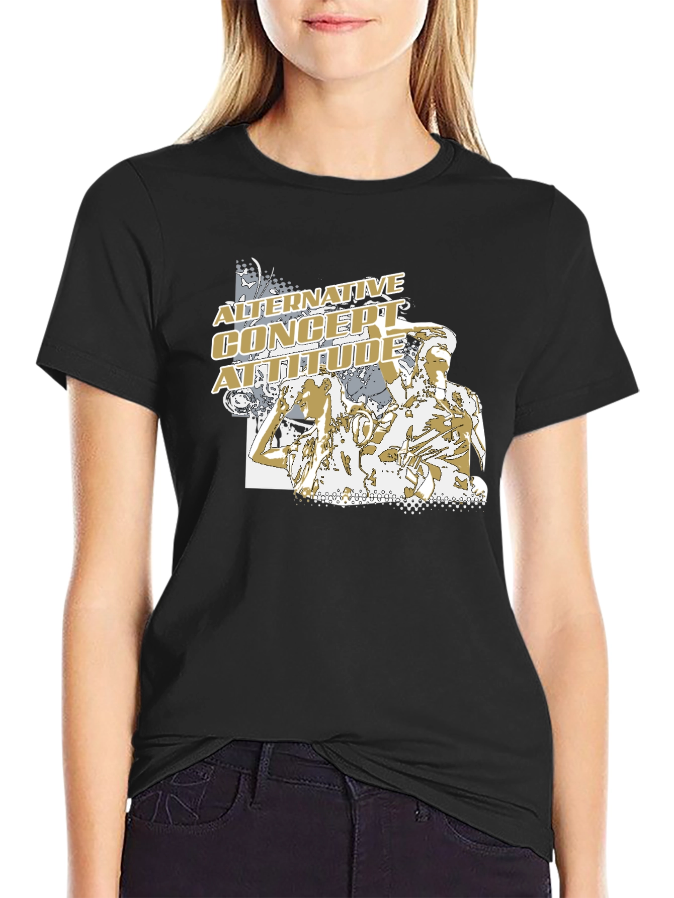 Alternative Concert Attitude Graphic T-Shirt
