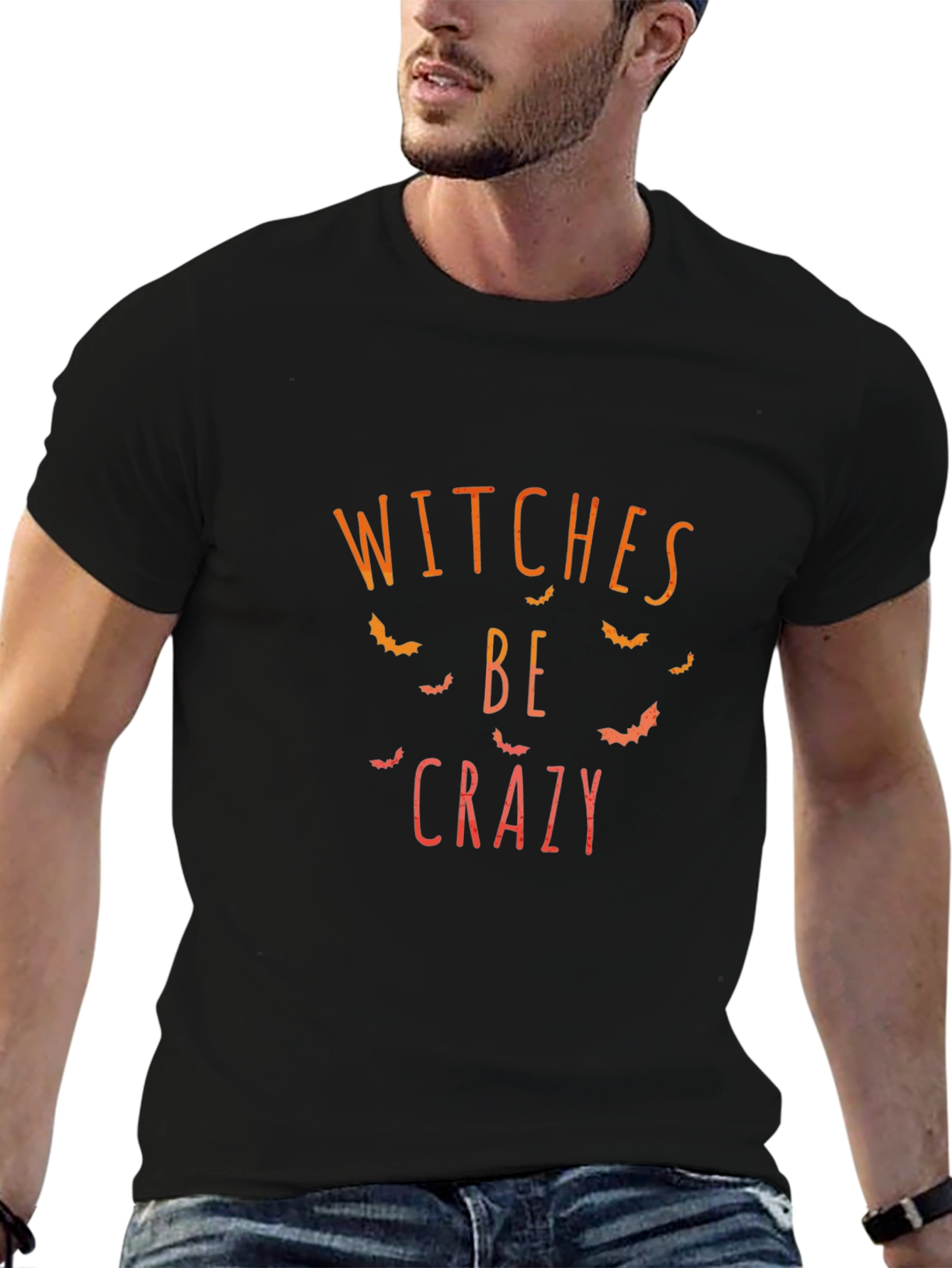 Witches Be Crazy Halloween T-Shirt Black