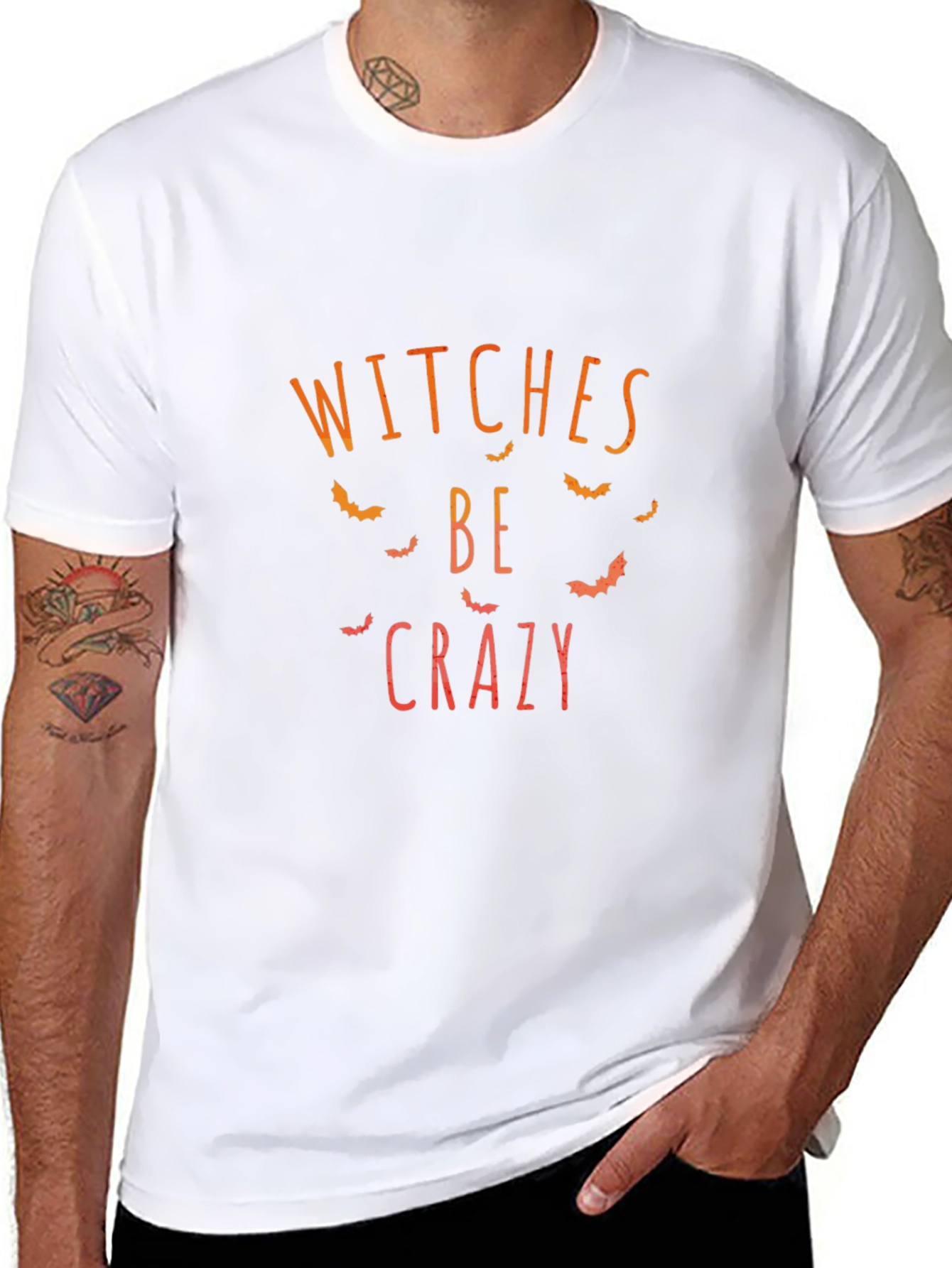 Witches Be Crazy Halloween T-Shirt Black