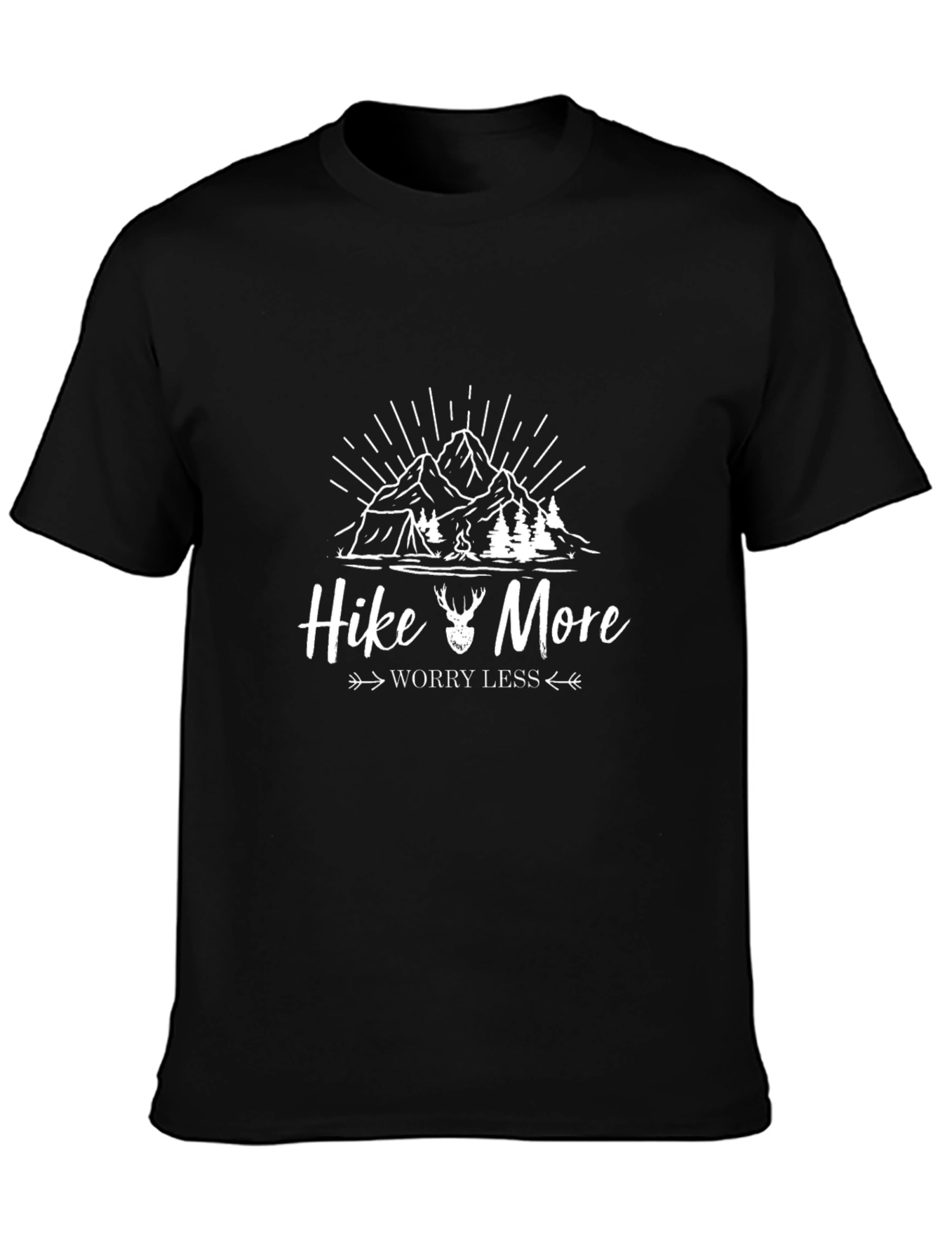 Hike More Worry Less Graphic Tee