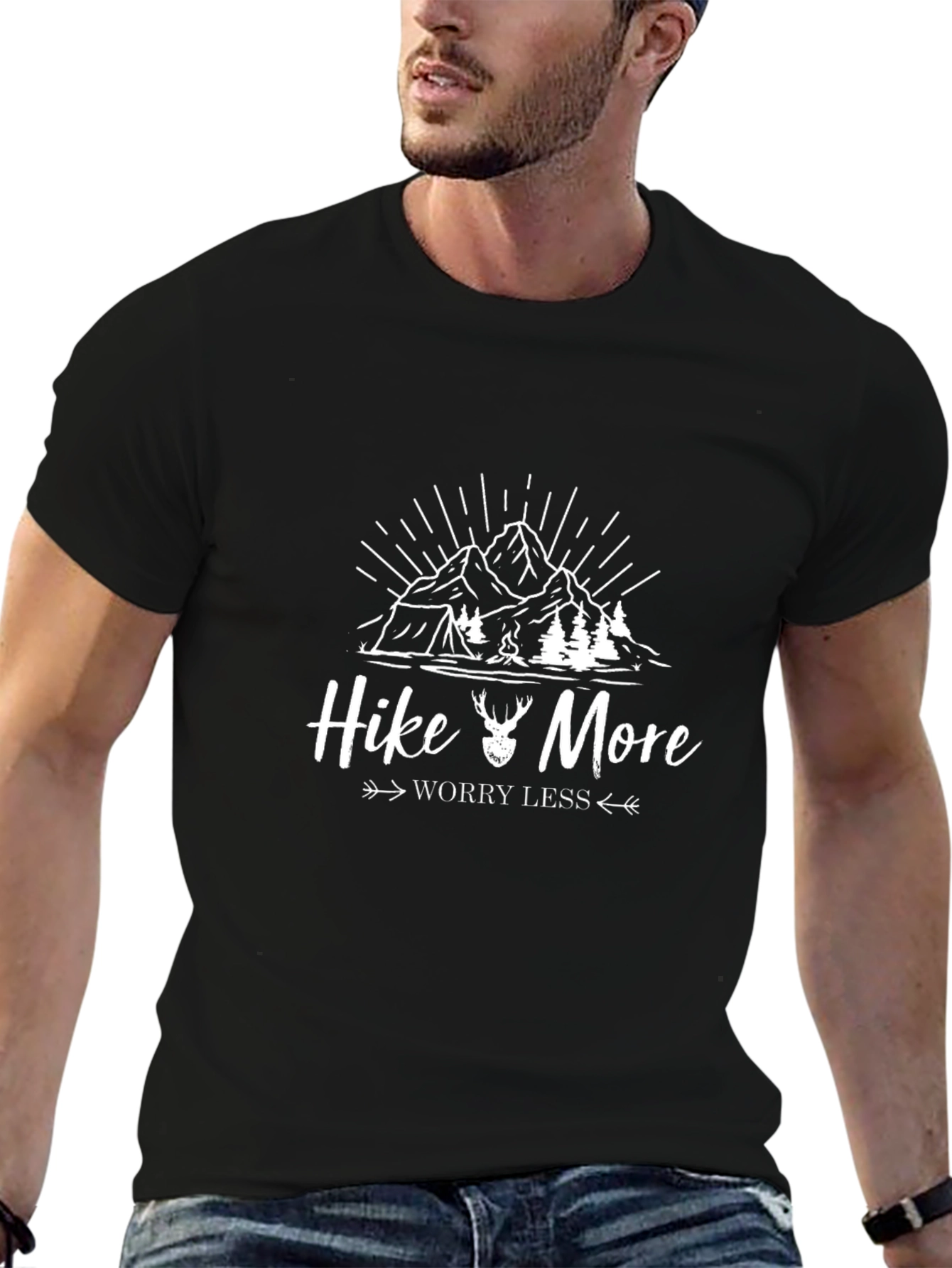 Hike More Worry Less Graphic Tee