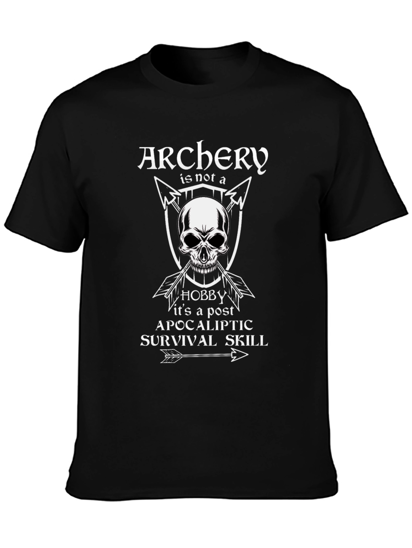 Archery Post Apocalyptic Survival Skill T-Shirt