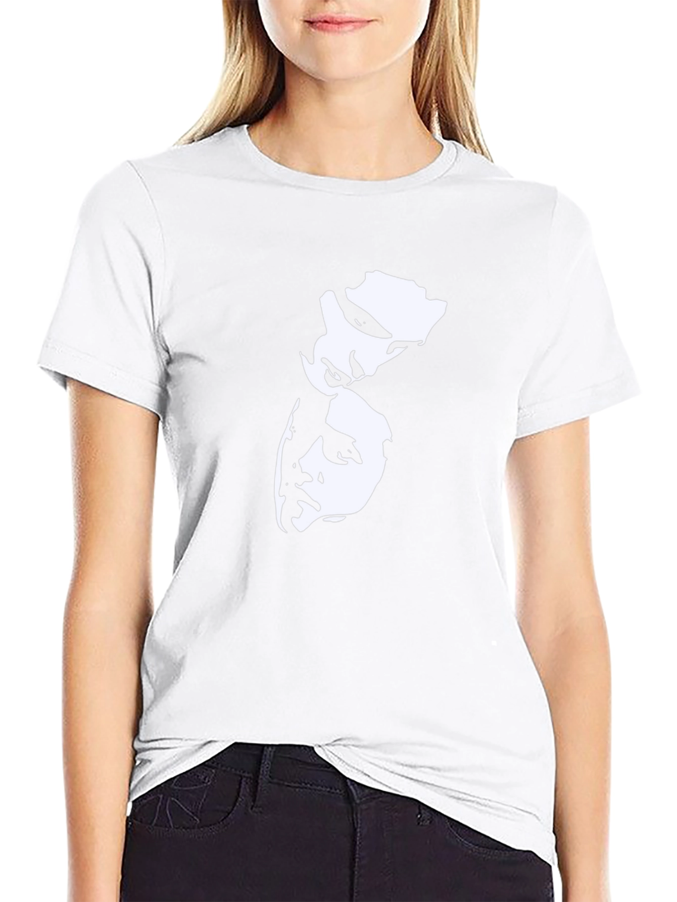 Black Graphic Tee - Dual Face Design